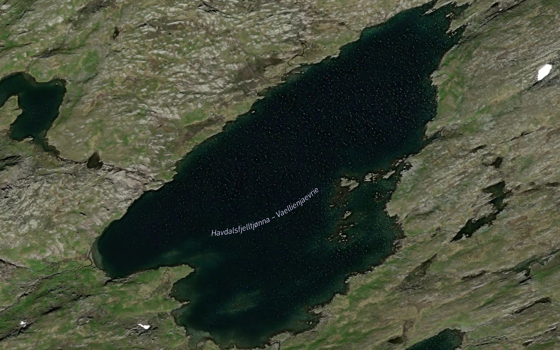 Satellite map of the Havdalsfjelltjonna