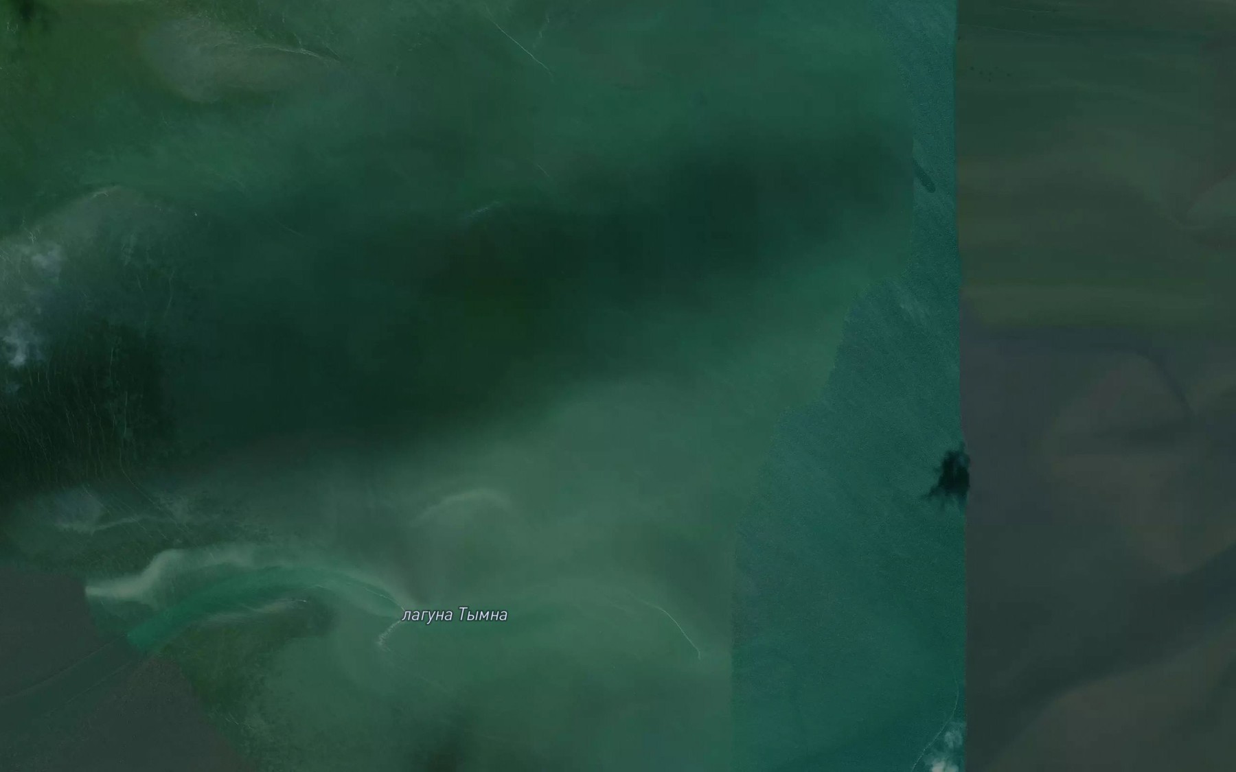 Satellite map of the Laguna Tymna