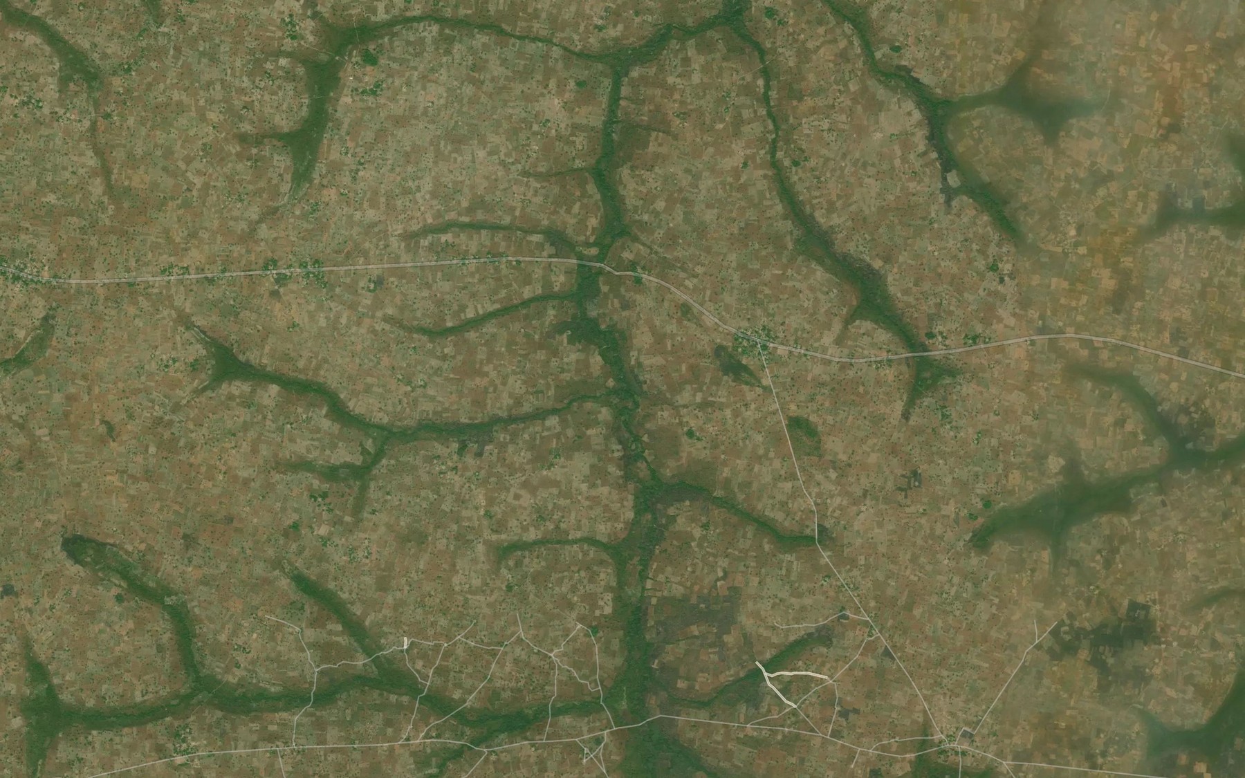 Satellite map of the River Ukyume