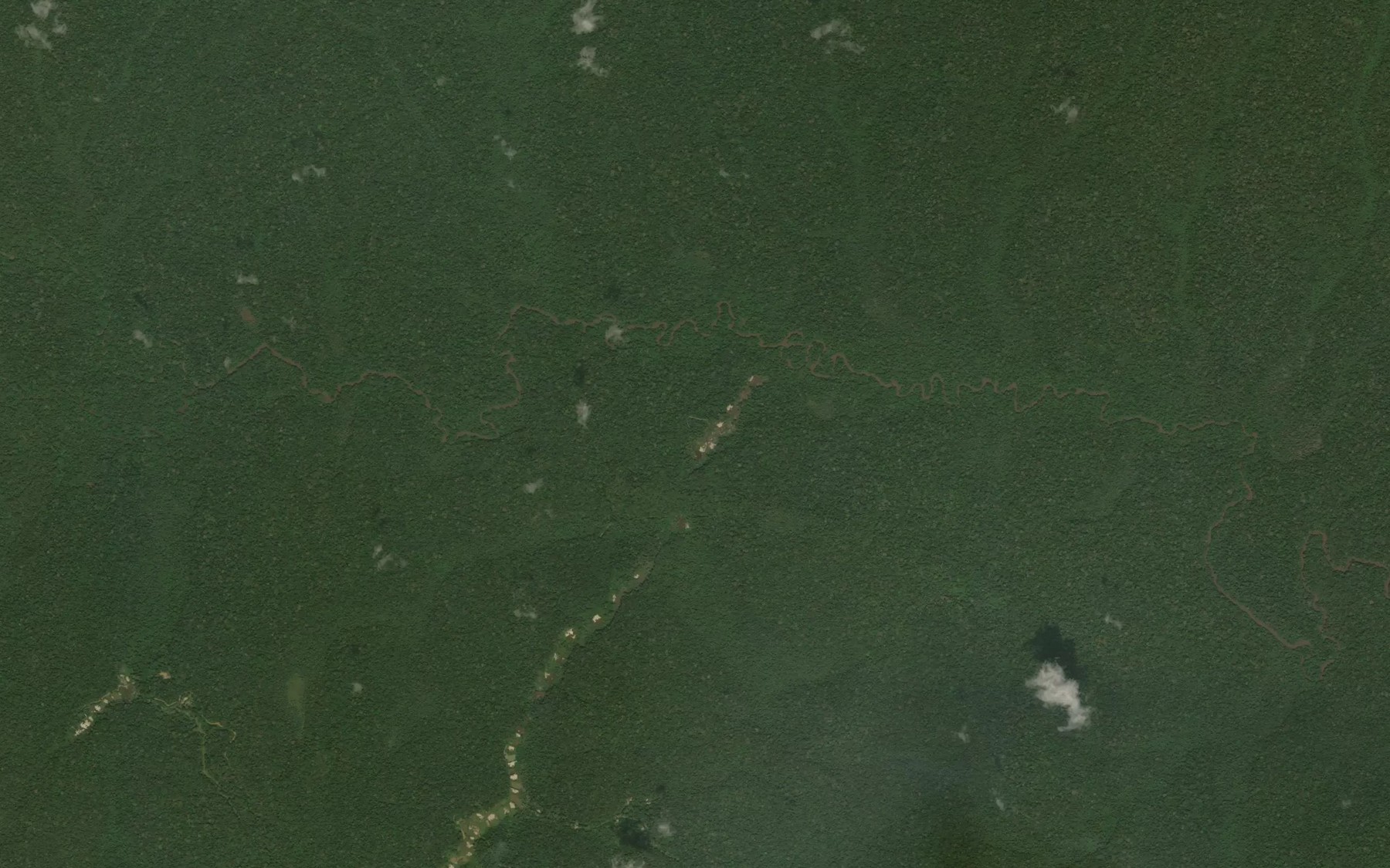 Satellite map of the Djule
