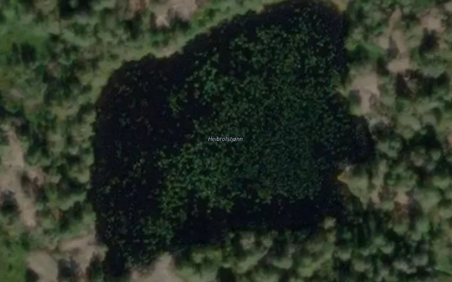 Satellite map of the Heibrotstjonn