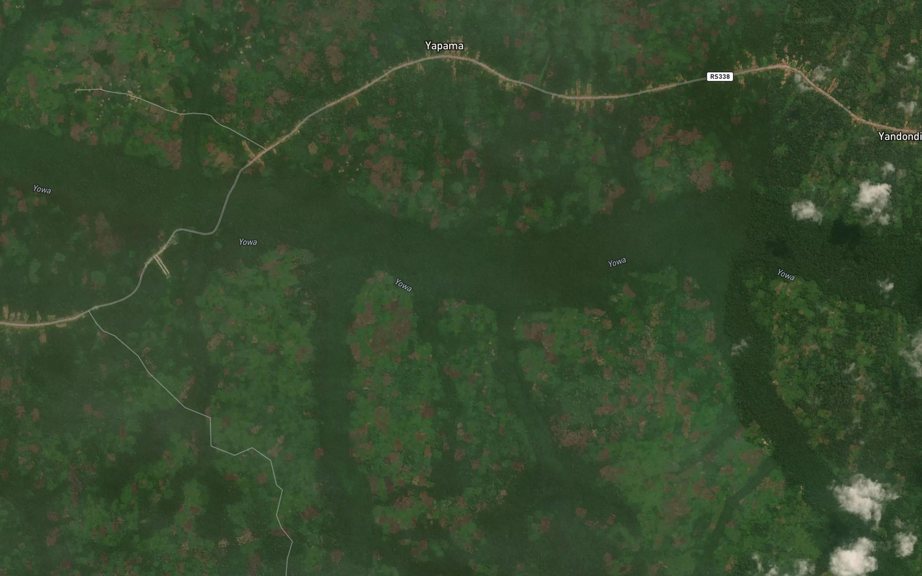 Satellite map of the Mbode
