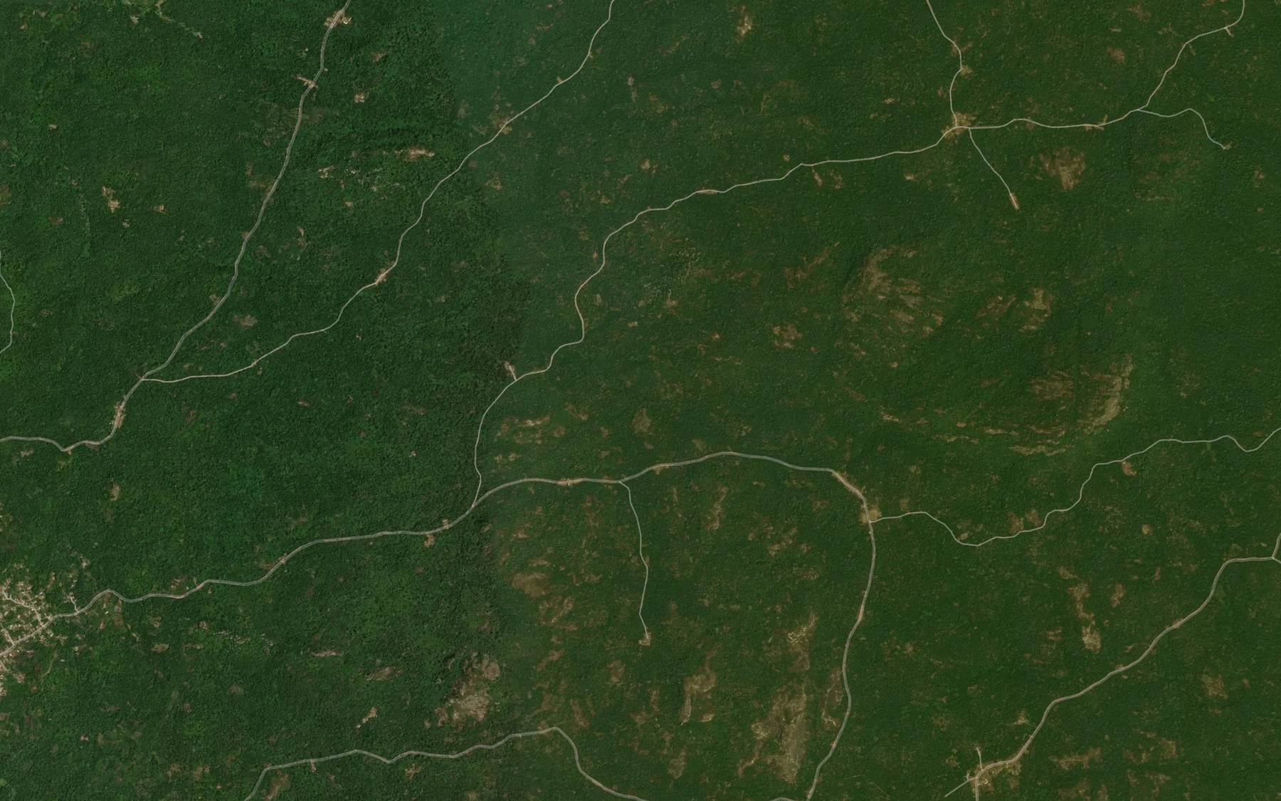 Satellite map of the Agba