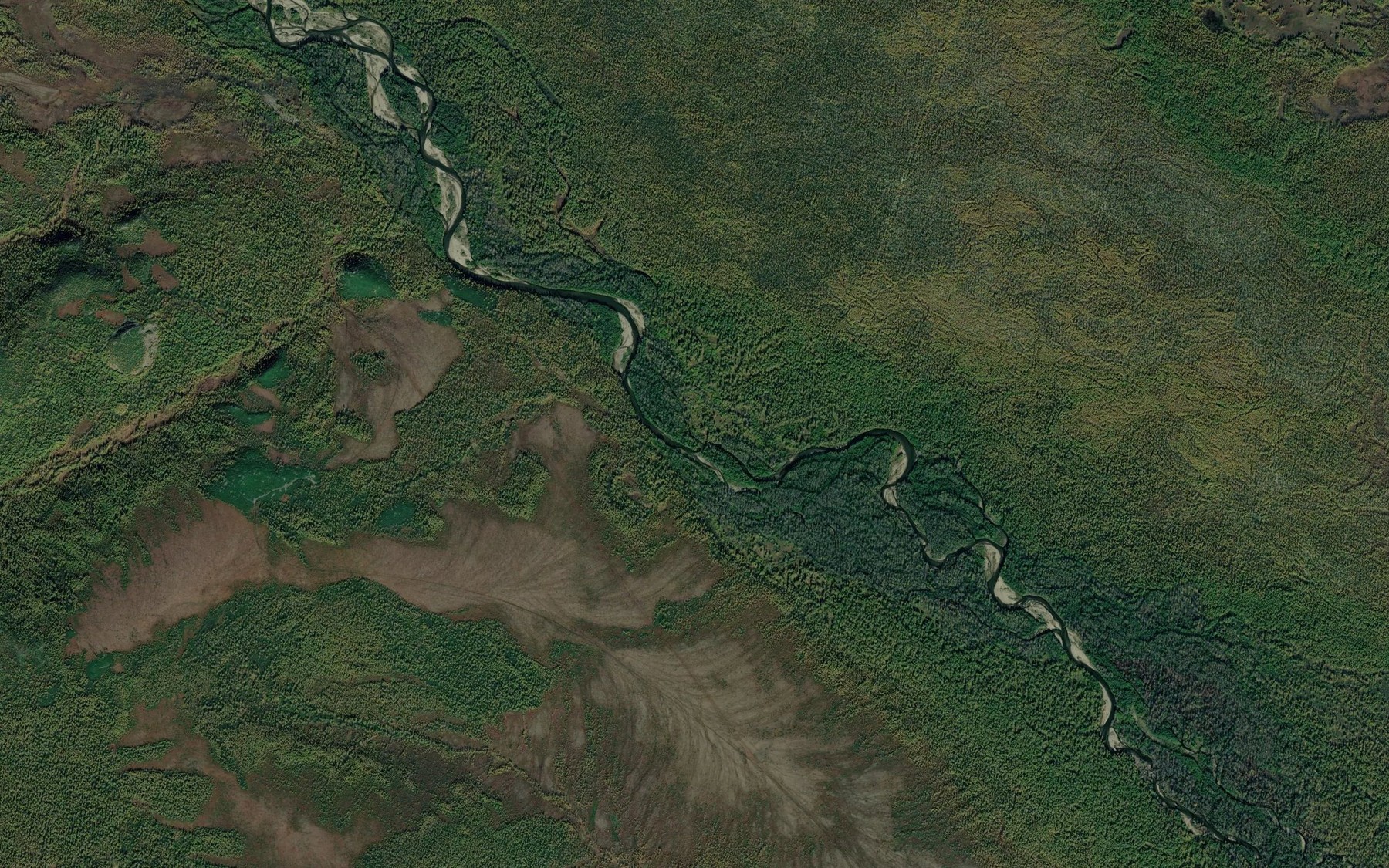 Satellite map of the Veselyy