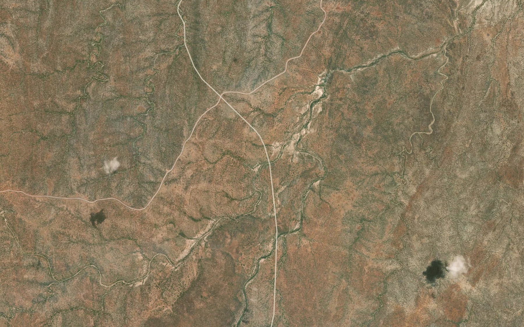 Satellite map of the Kuro Barata