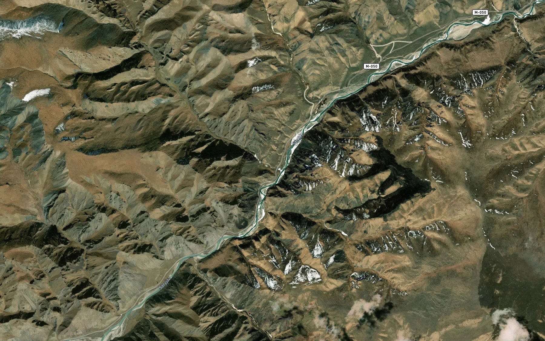 Satellite map of the Chon-Burkut