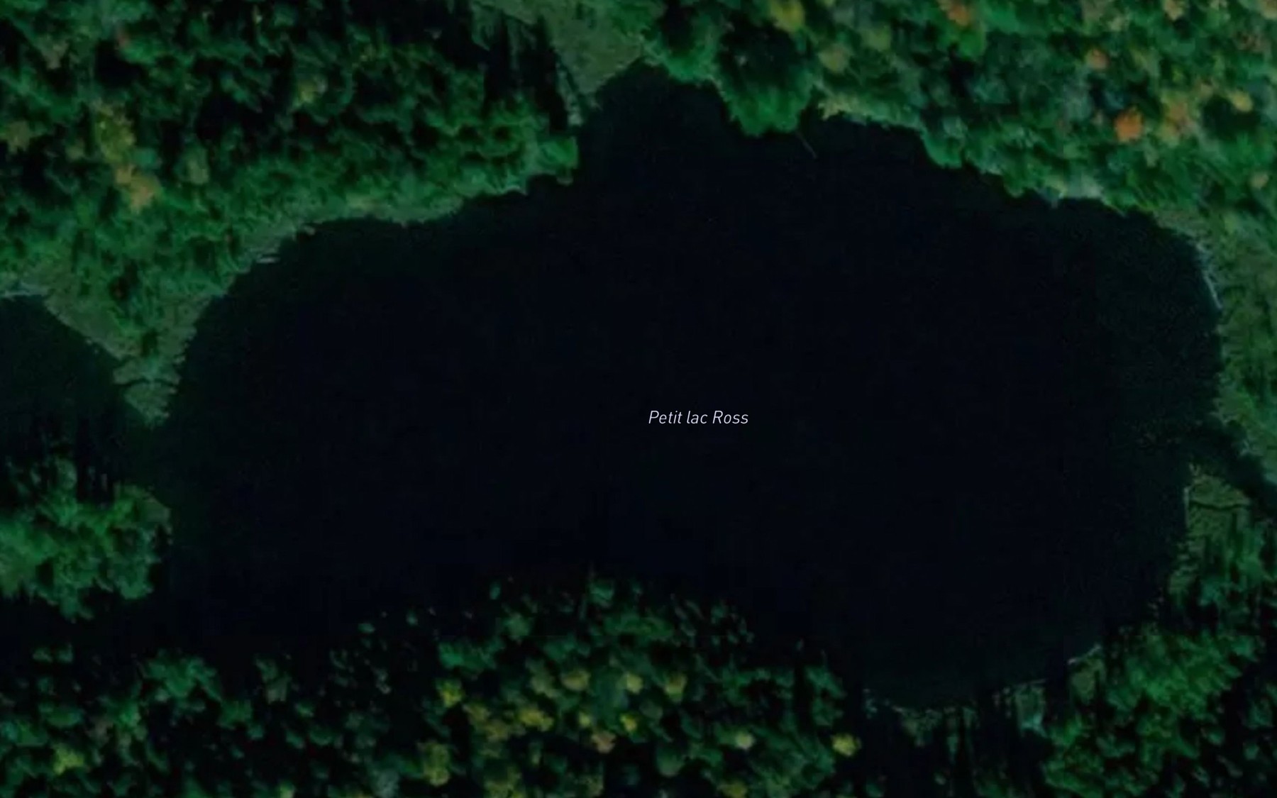 Satellite map of the Petit lac Ross
