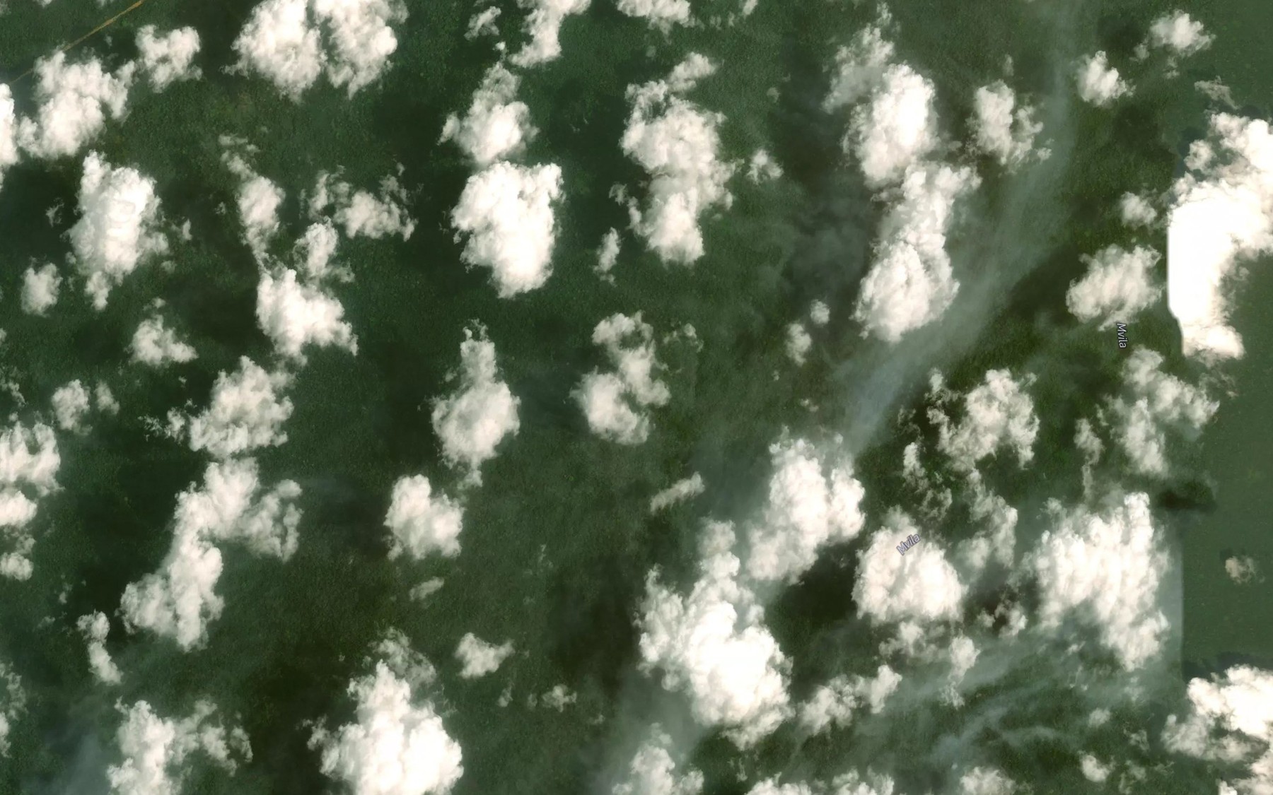 Satellite map of the Elon