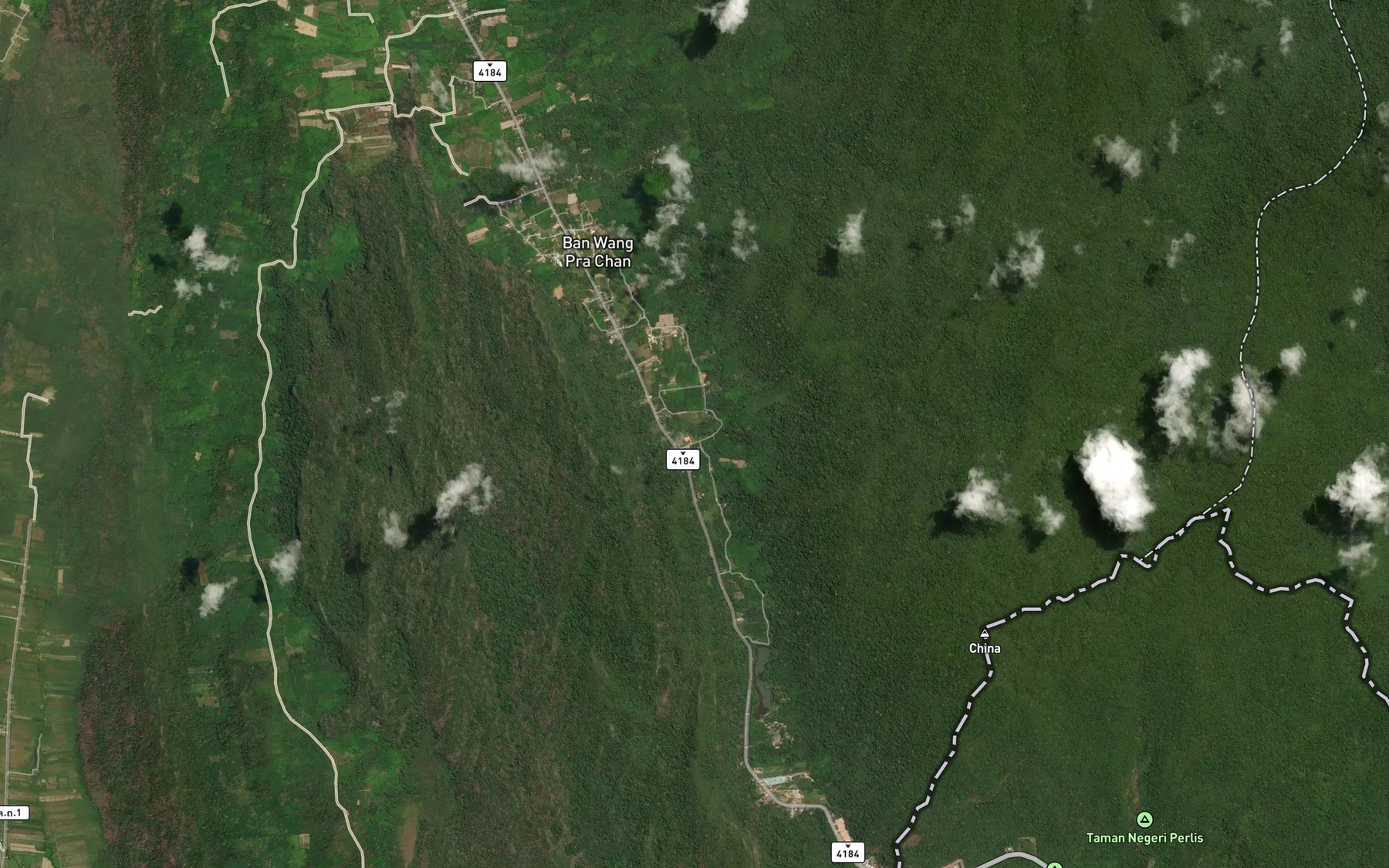 Satellite map of the Khlong Chieo