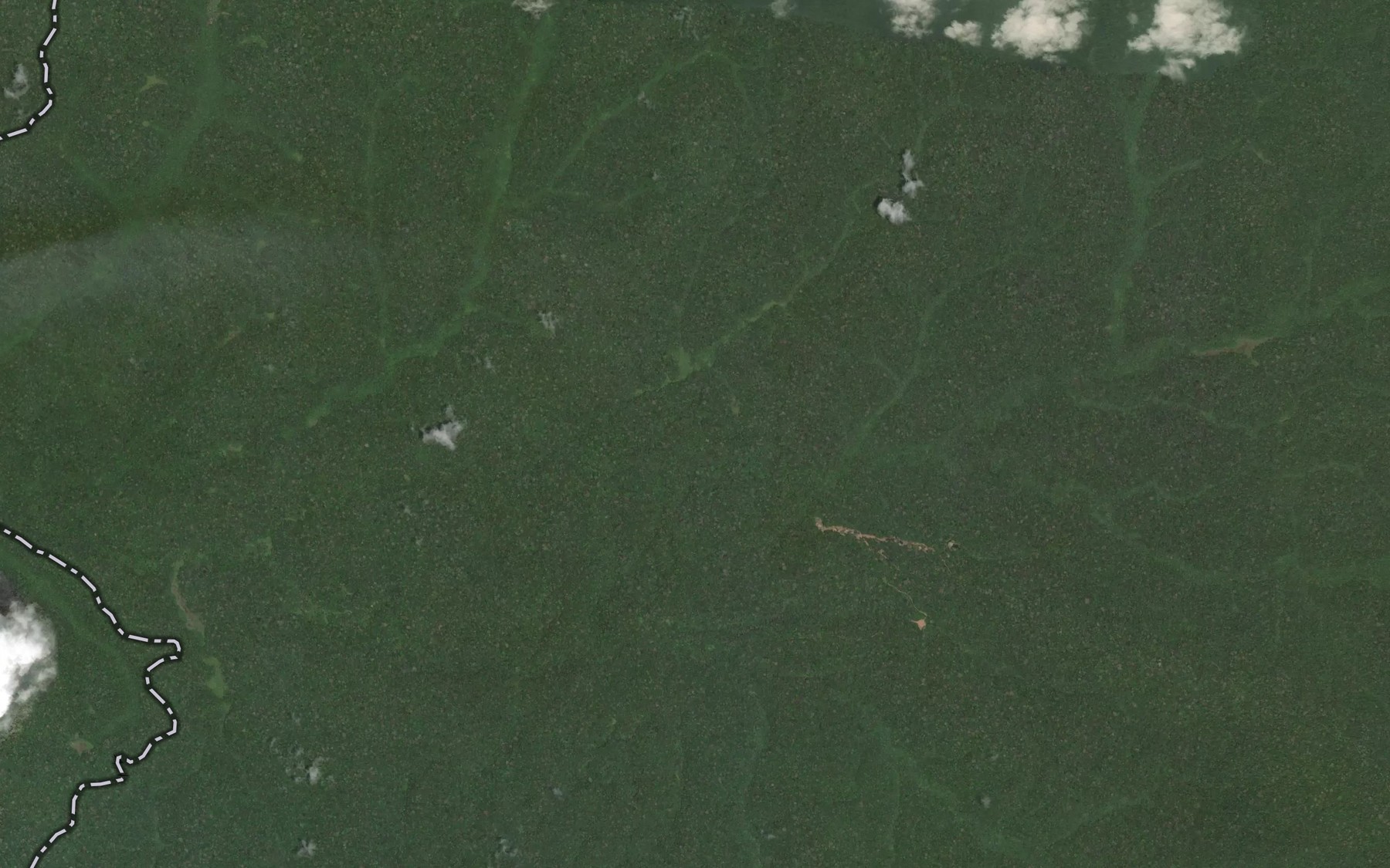 Satellite map of the Chute de Kuimbi