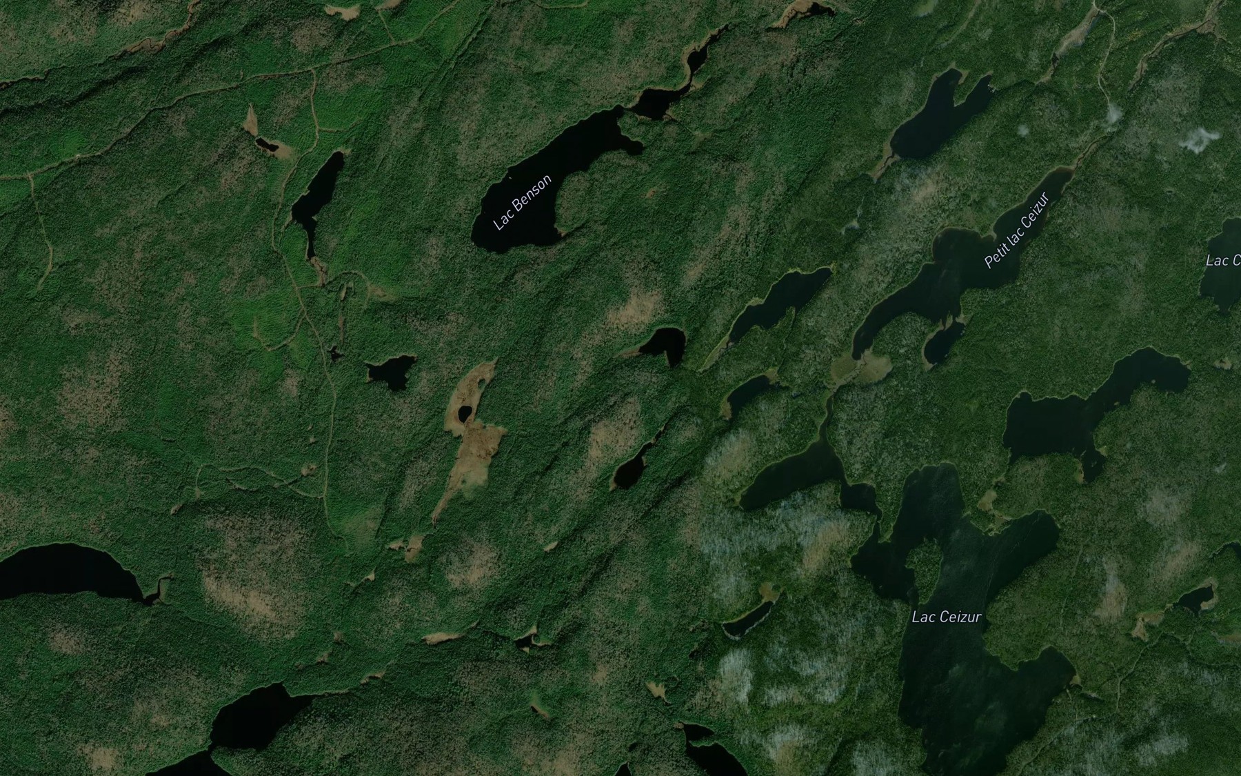 Satellite map of the Lac du Nemrod
