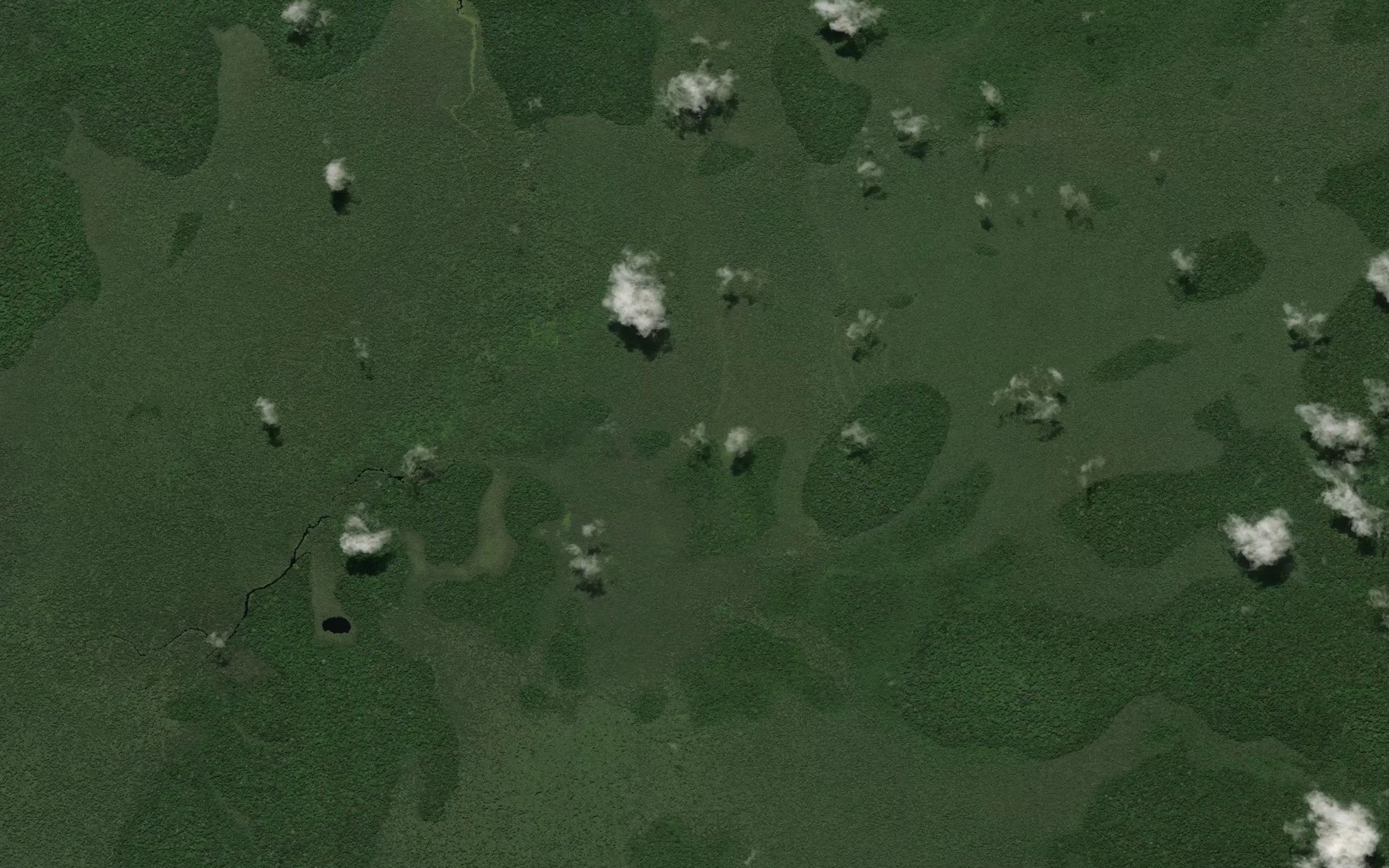 Satellite map of the Bebe