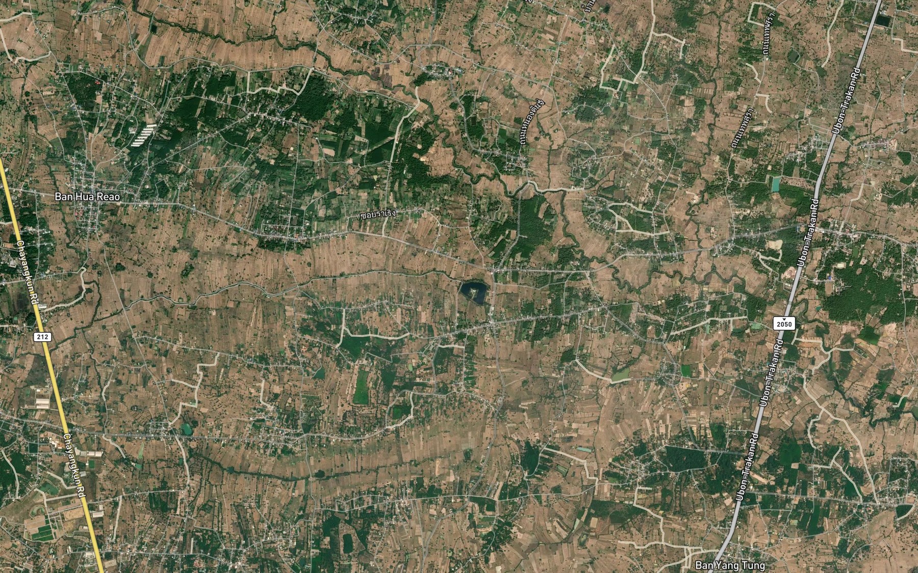 Satellite map of the Huai Bua Bua