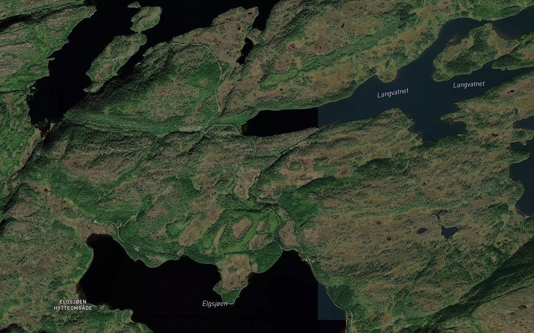 Satellite map of the Bjorkola