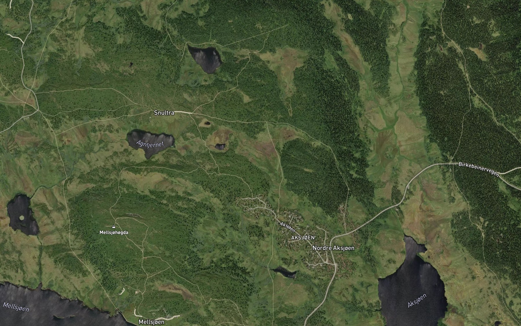 Satellite map of the Steinsrudbekken