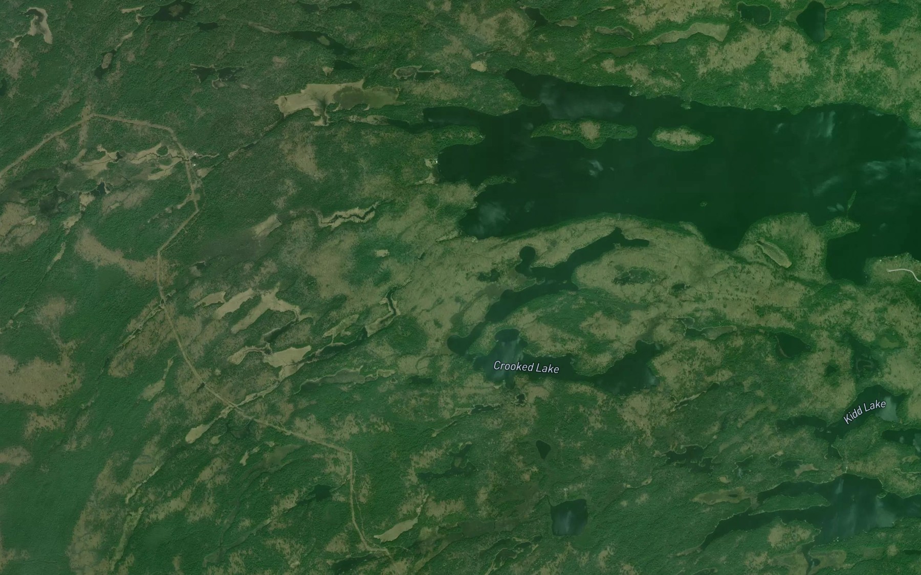 Satellite map of the Simms Bay