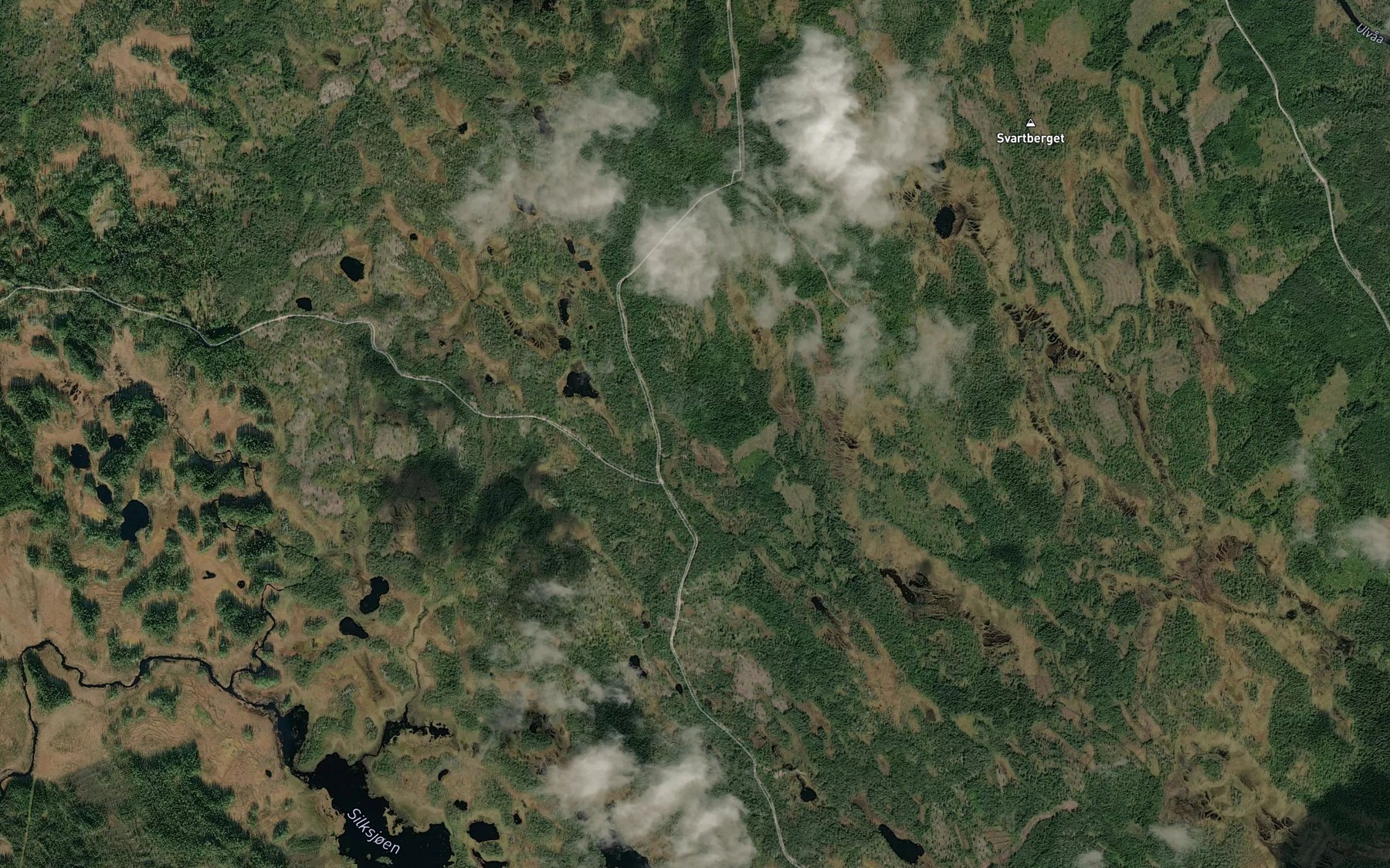 Satellite map of the Saeterbuslobekken