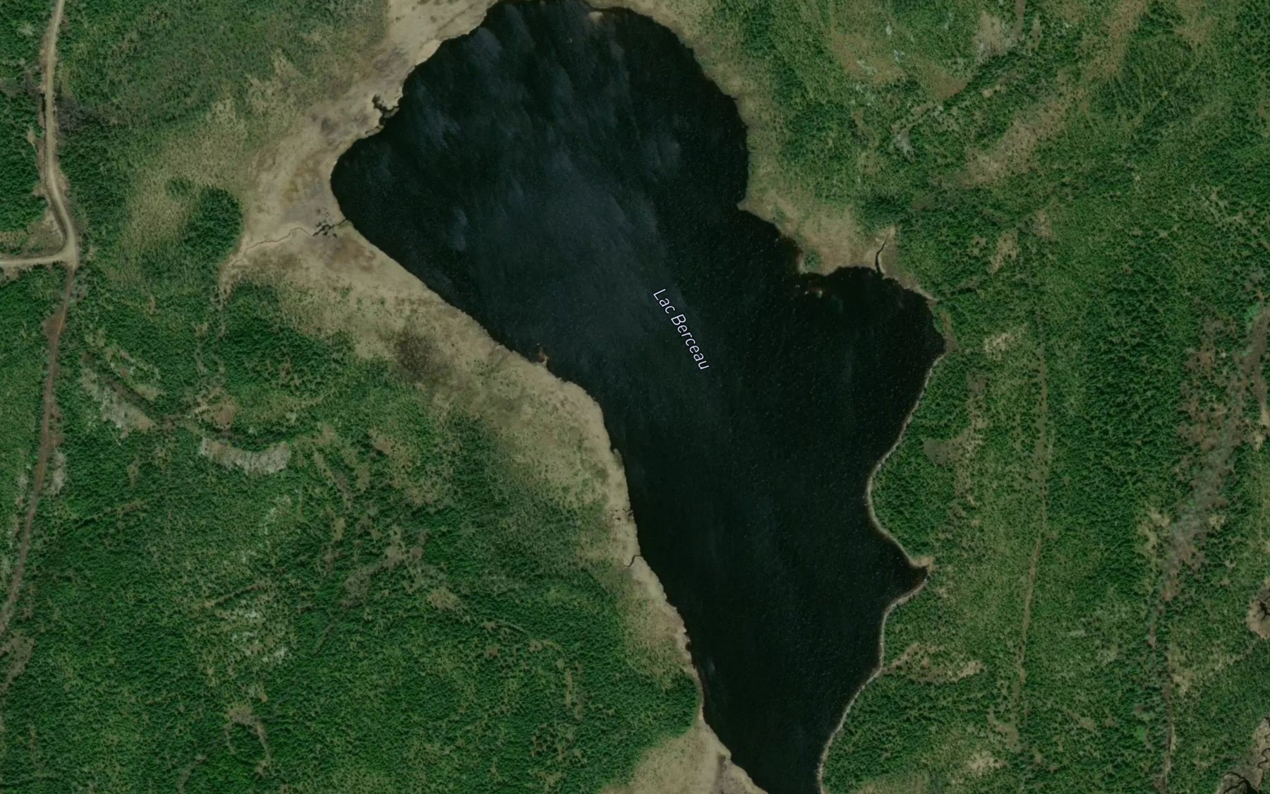 Satellite map of the Lac Berceau