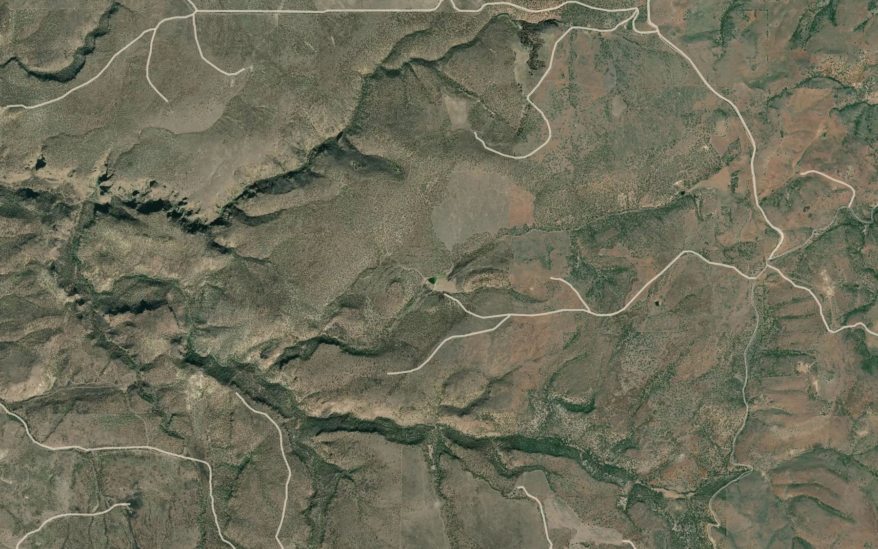 Satellite map of the Ryegrass Spring