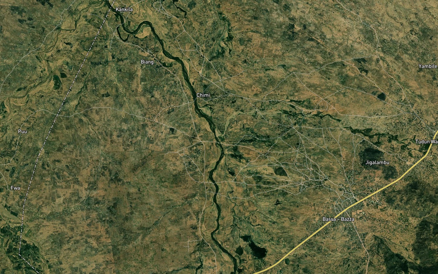 Satellite map of the Rafin Wantsa