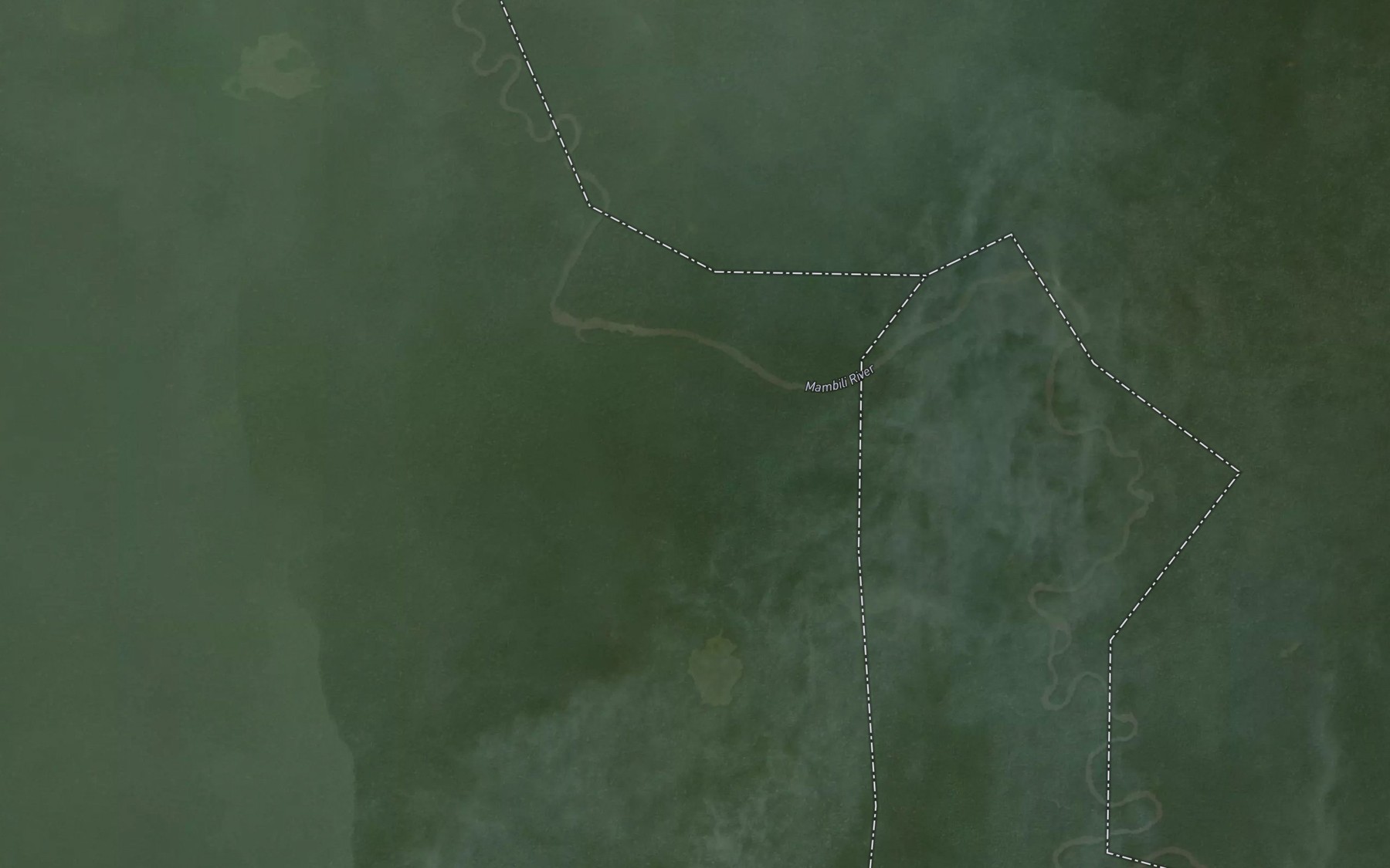 Satellite map of the Aboue
