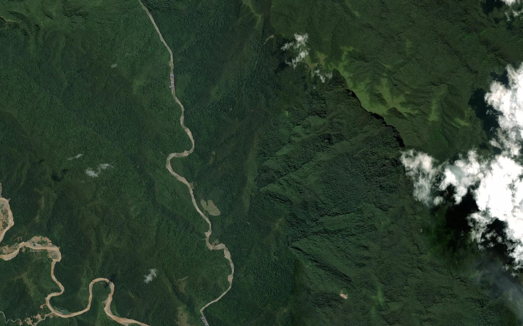 Satellite map of the Rio Viva