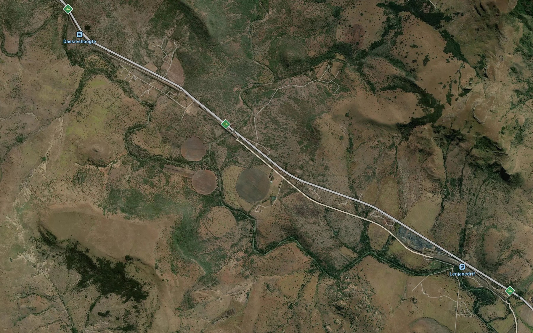 Satellite map of the Sterkstroom