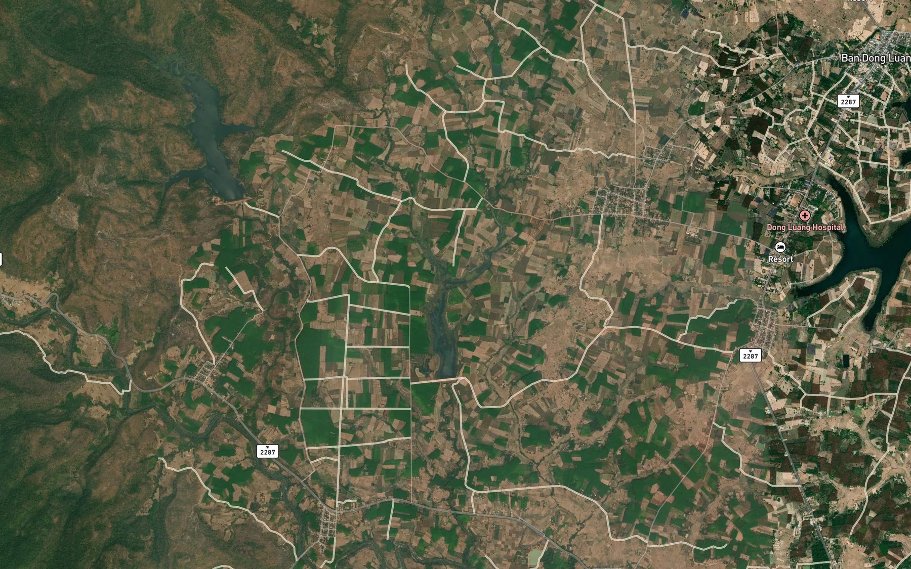 Satellite map of the Huai Khi Mu