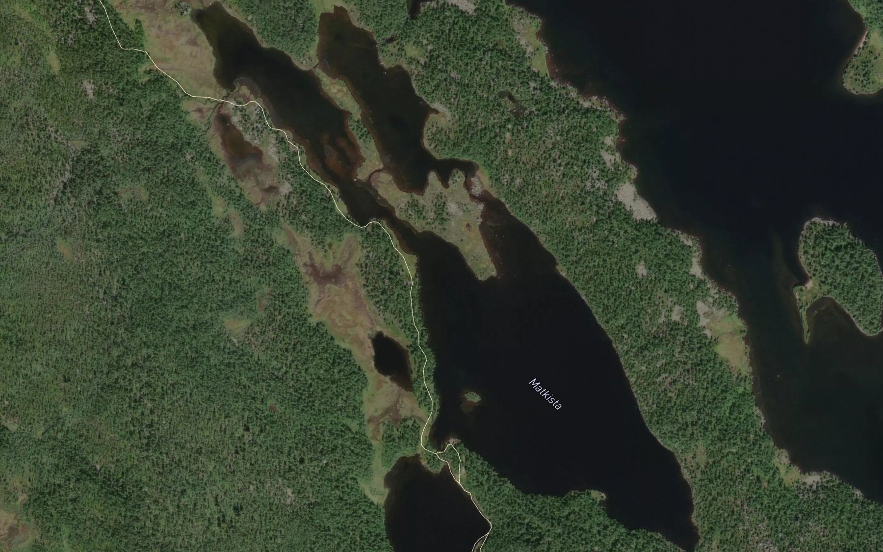 Satellite map of the Matkista