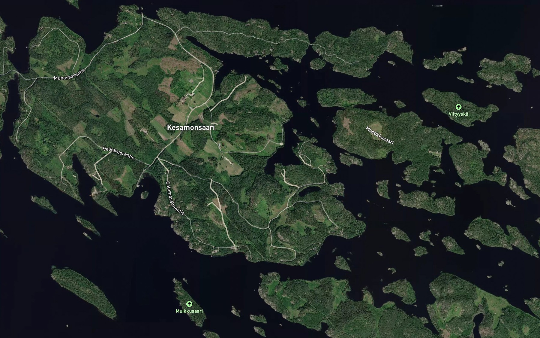 Satellite map of the Luukkaalanlahti