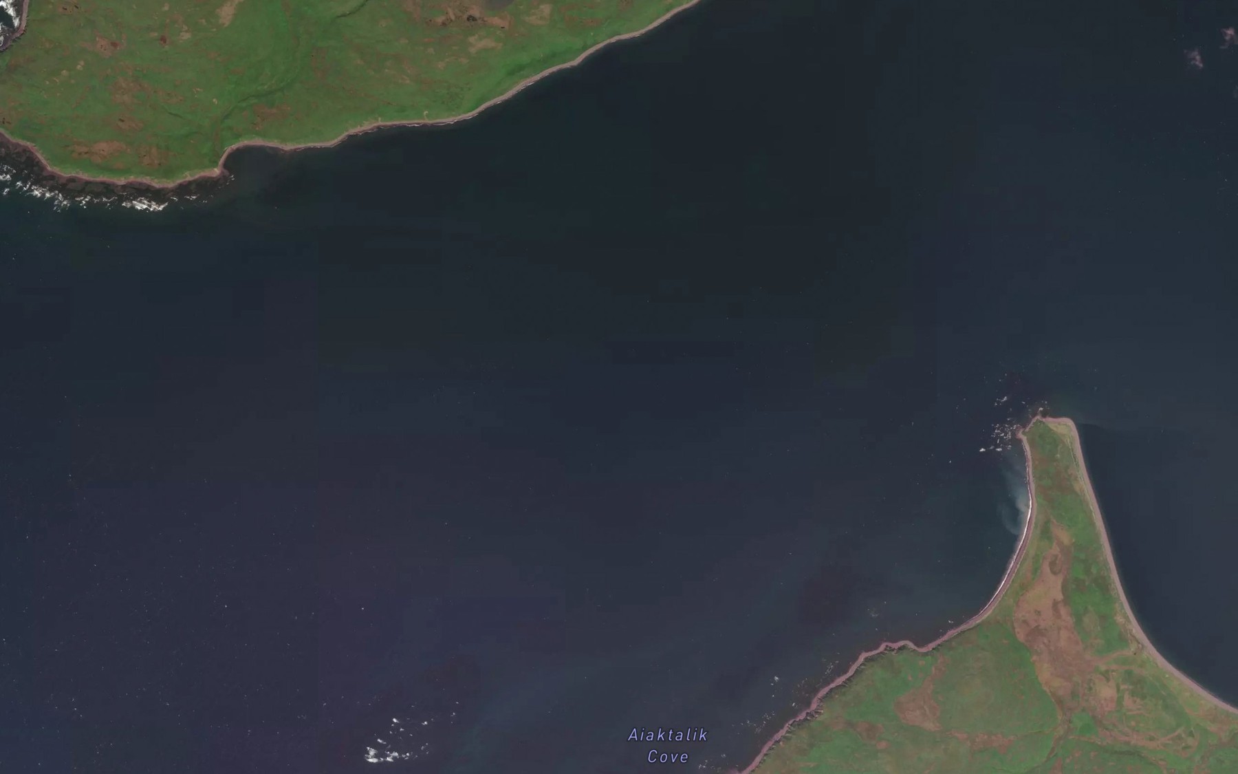 Satellite map of the Russian Harbor