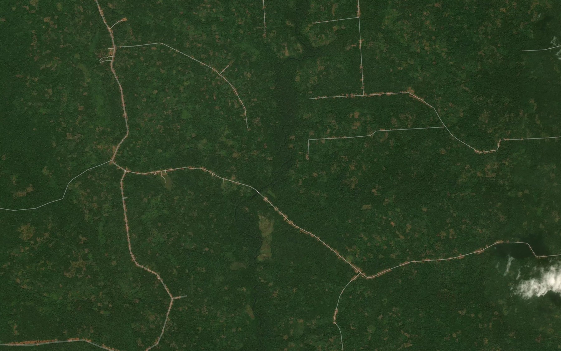 Satellite map of the Madumba