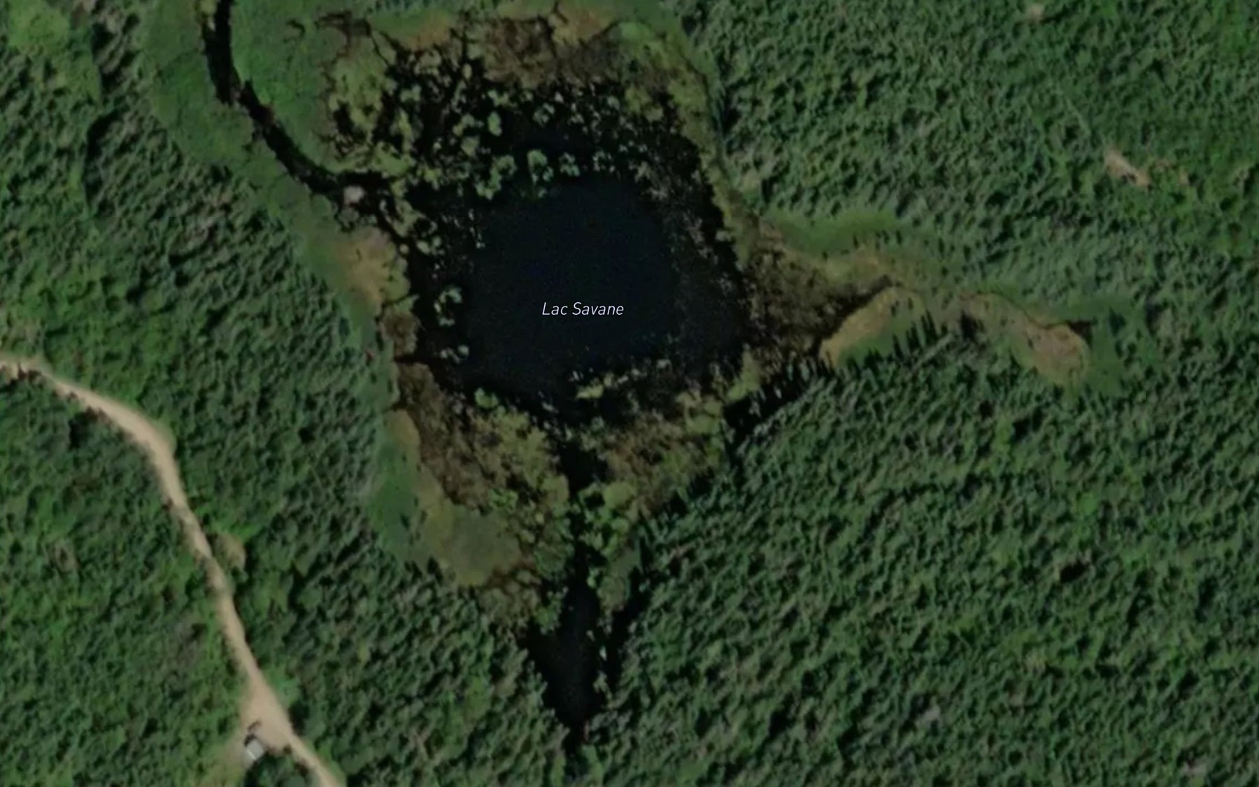 Satellite map of the Lac Savane