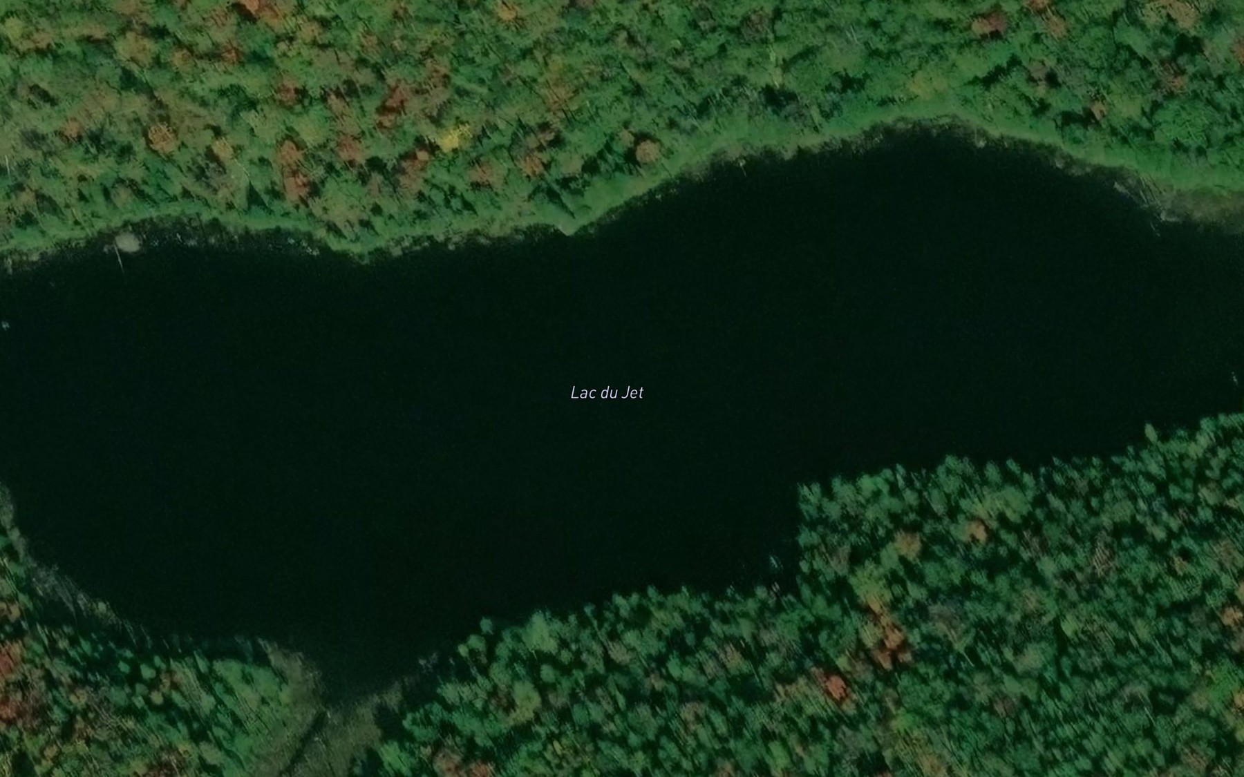 Satellite map of the Lac du Jet