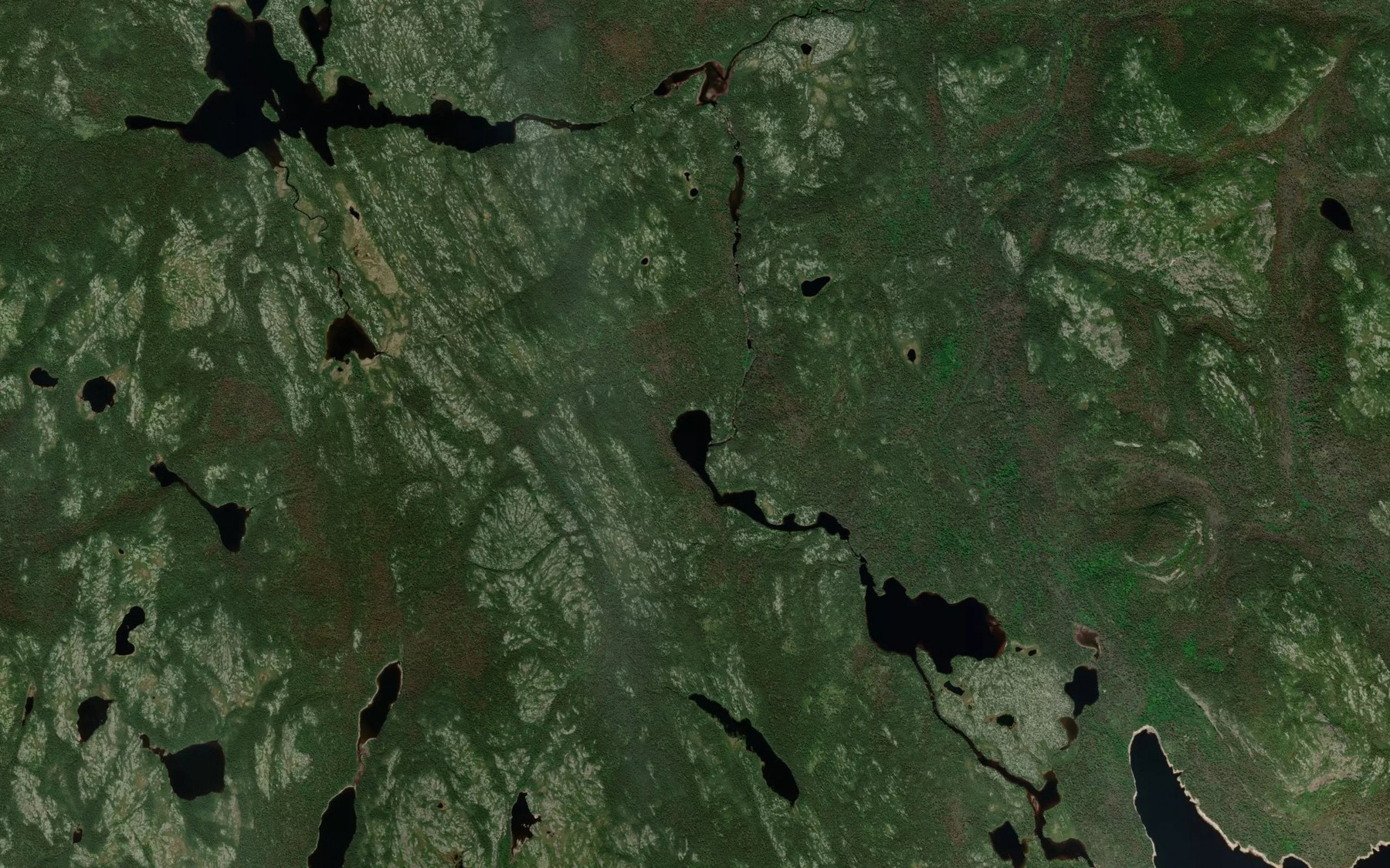 Satellite map of the Lac du Bouchon