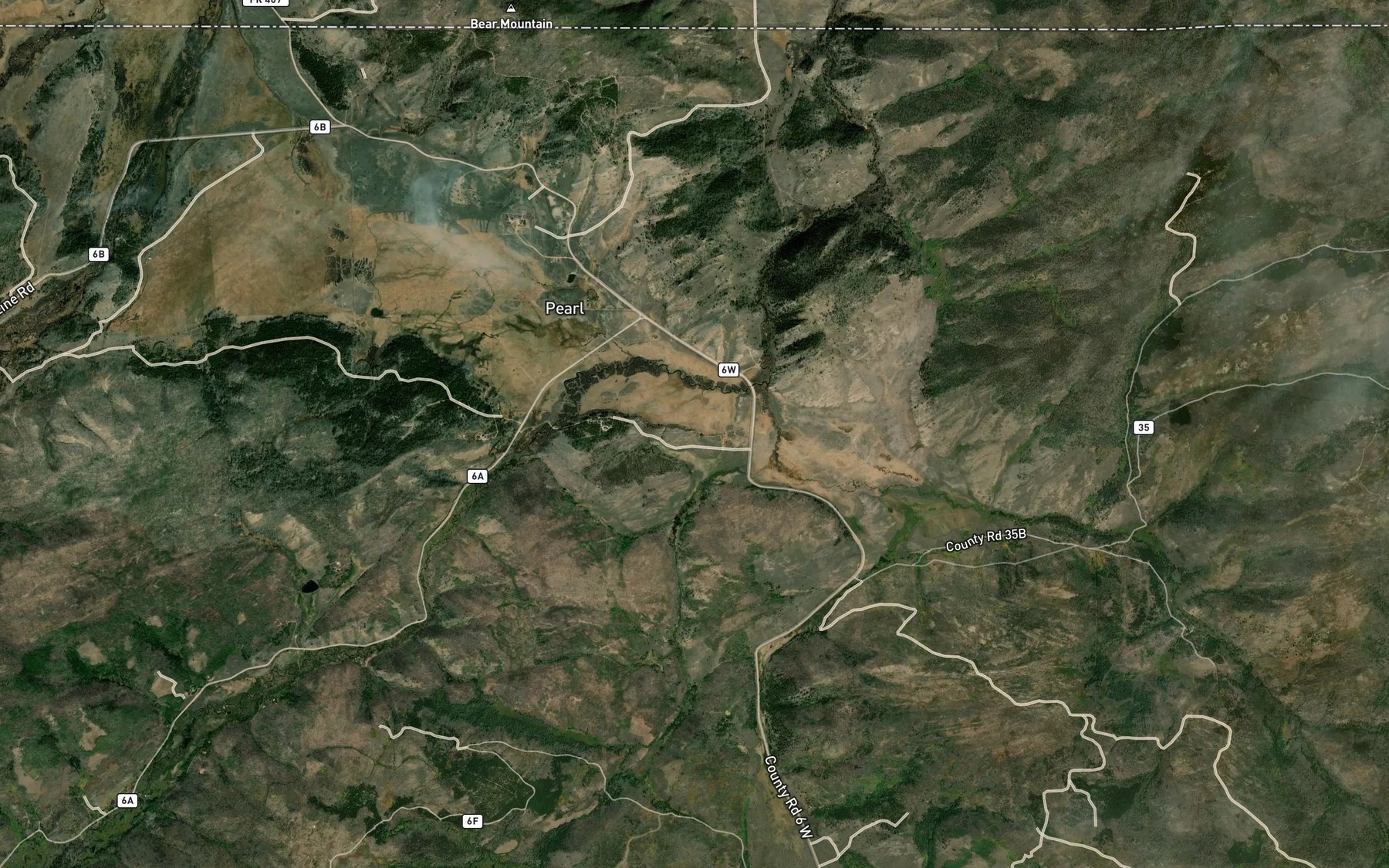 Satellite map of the Plainwell Ditch