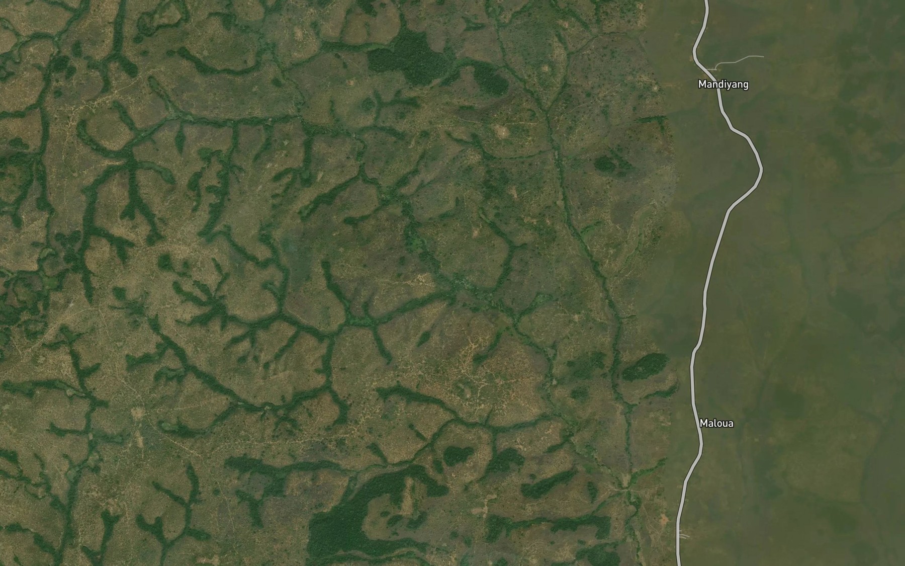 Satellite map of the Momengeu