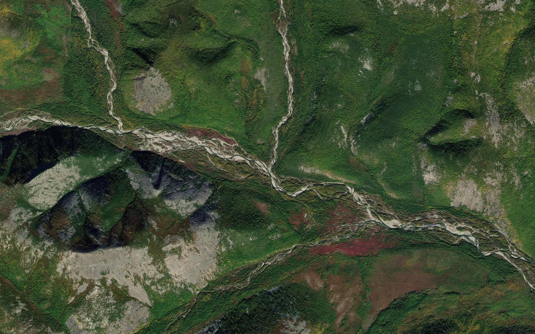 Satellite map of the Bol'shoy