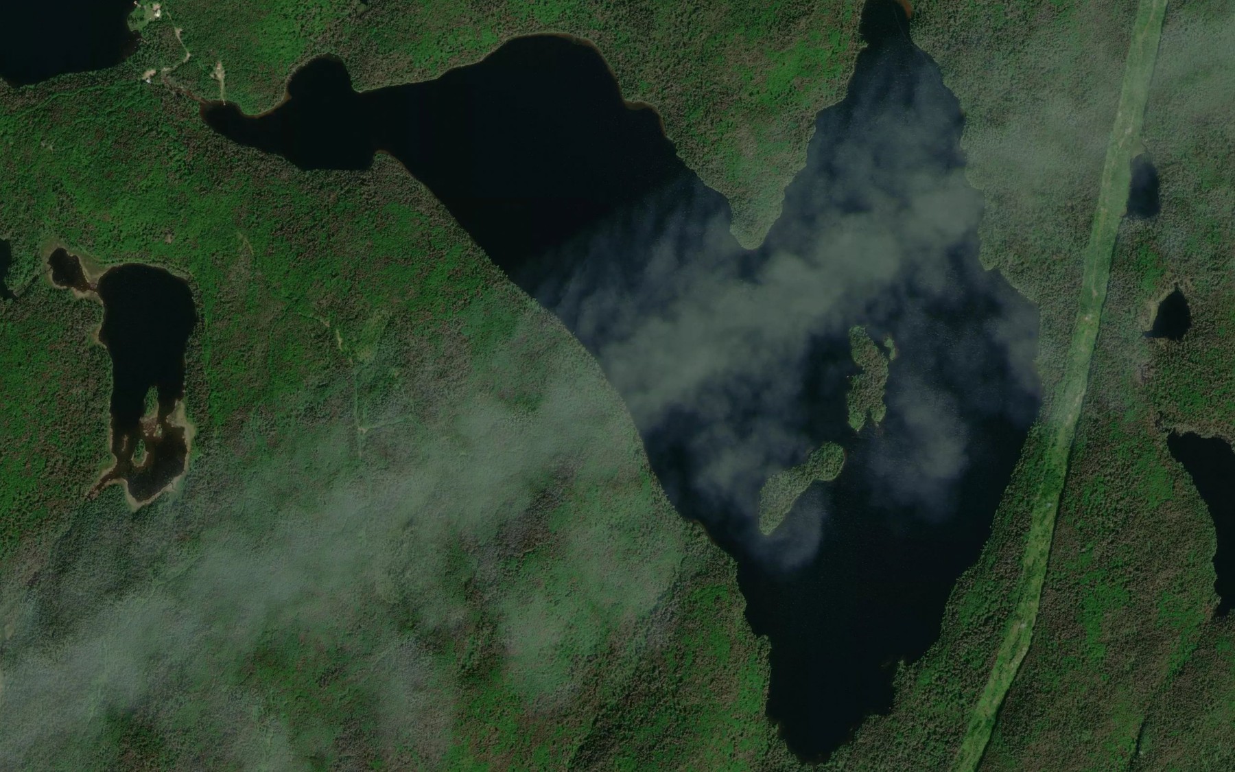 Satellite map of the Lac Jean-Marie