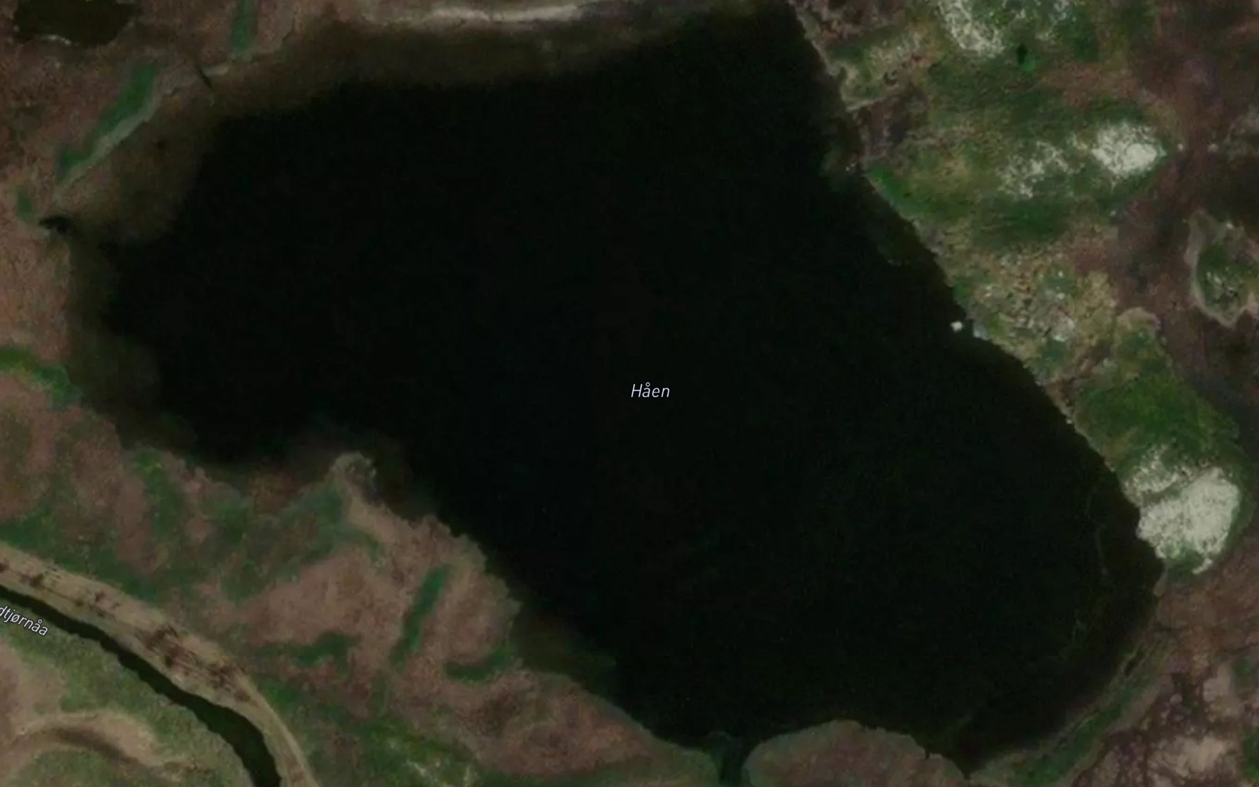 Satellite map of the Haen
