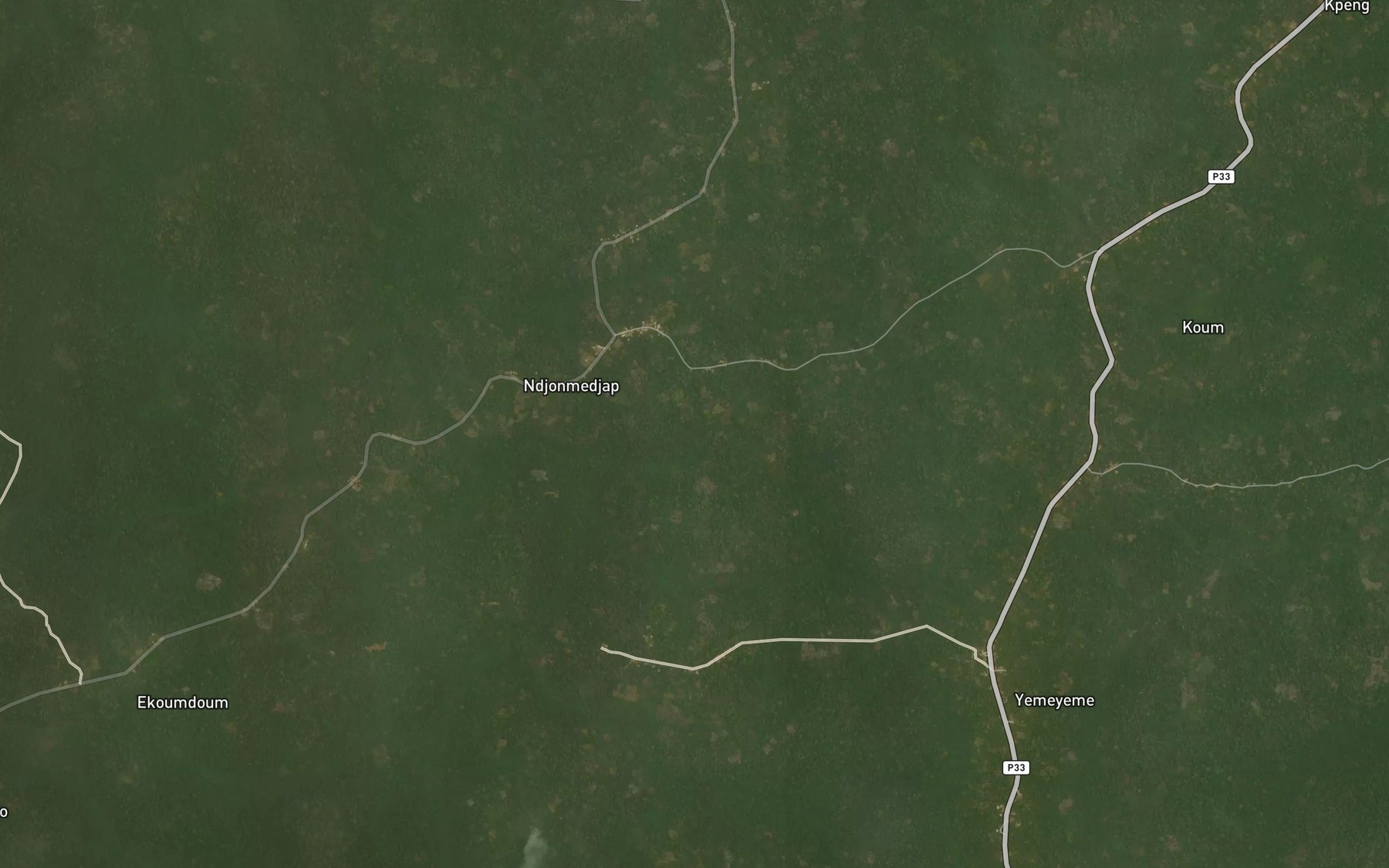 Satellite map of the Moadjaba