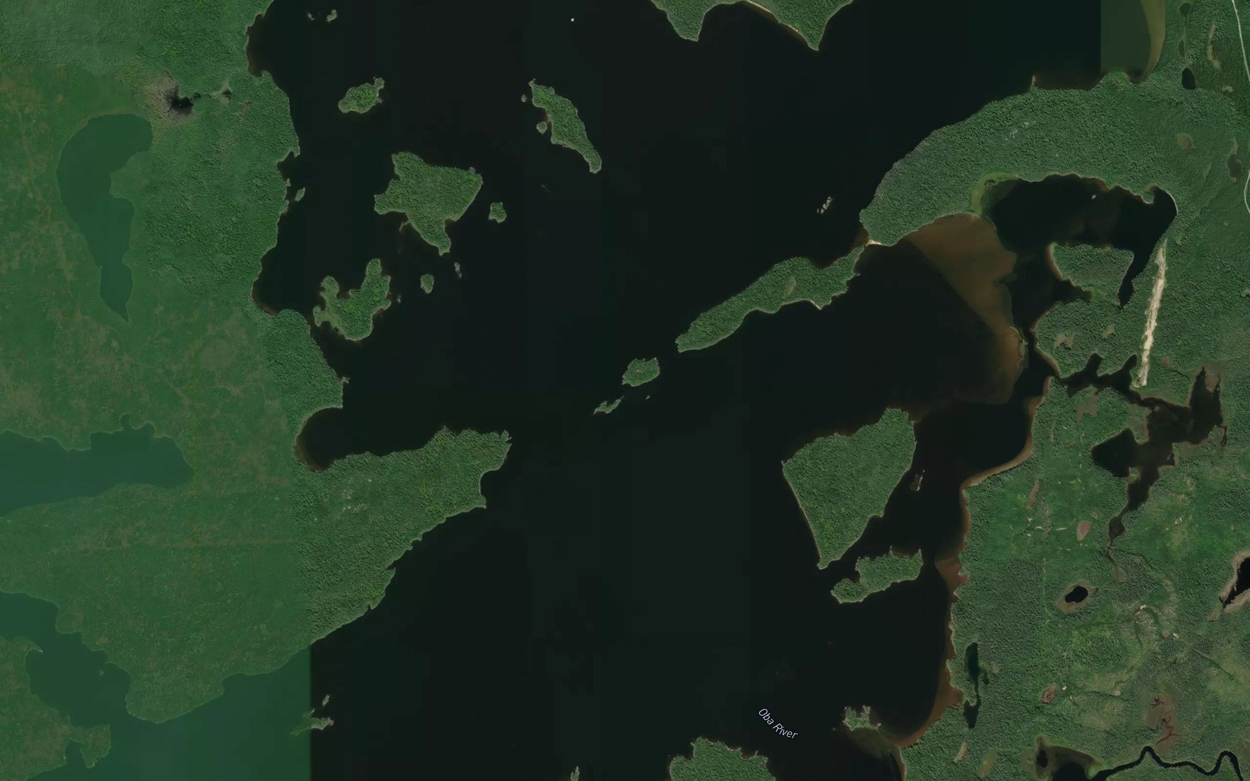 Satellite map of the Third Gap