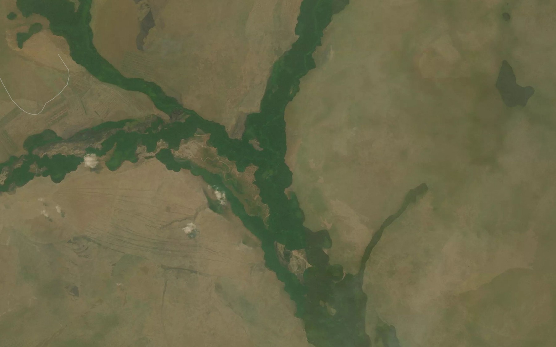 Satellite map of the Ngeidza