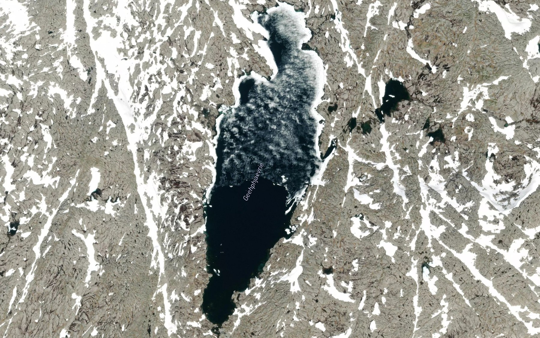 Satellite map of the Geehpjaevrie