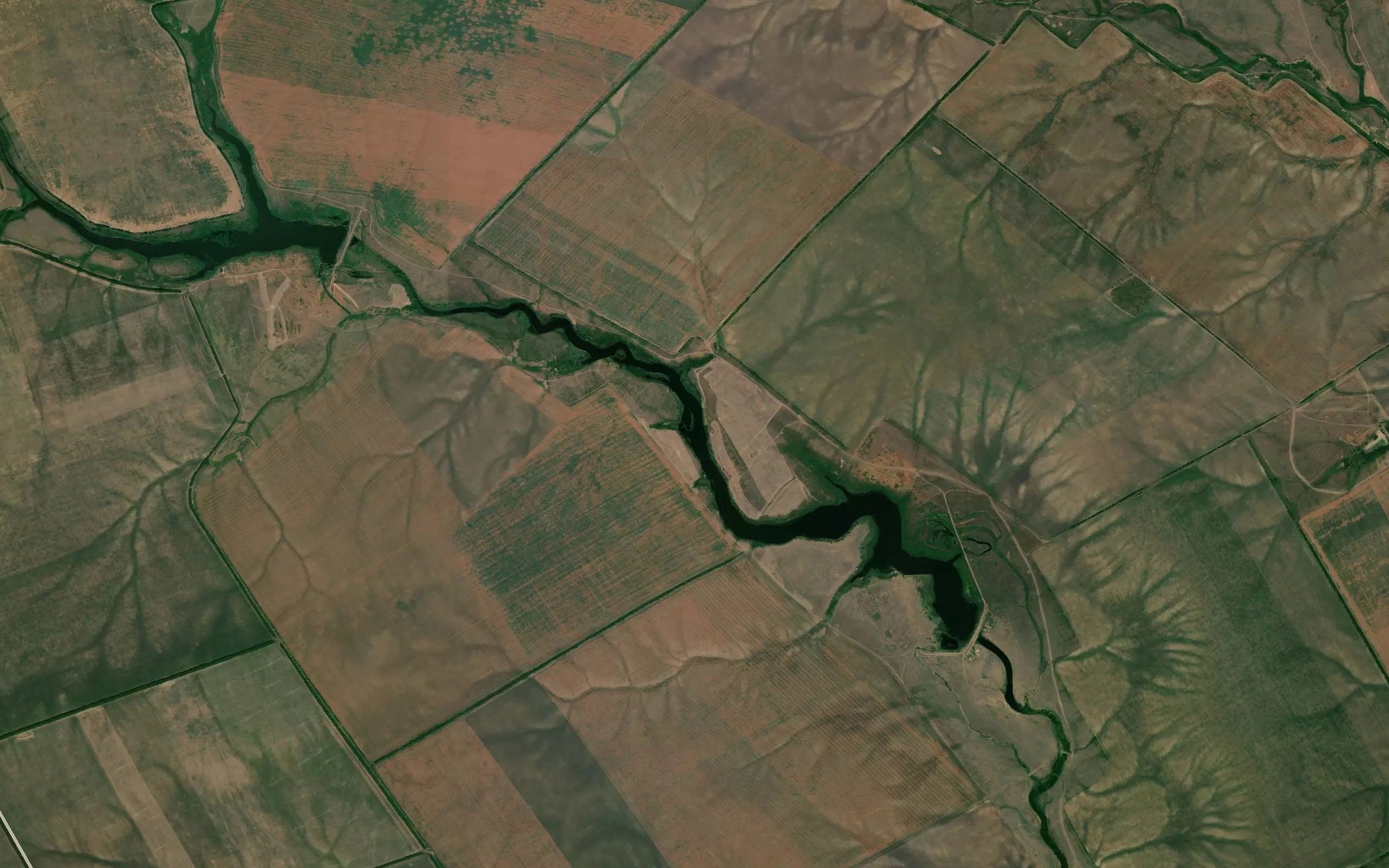 Satellite map of the Prud P'yanyy