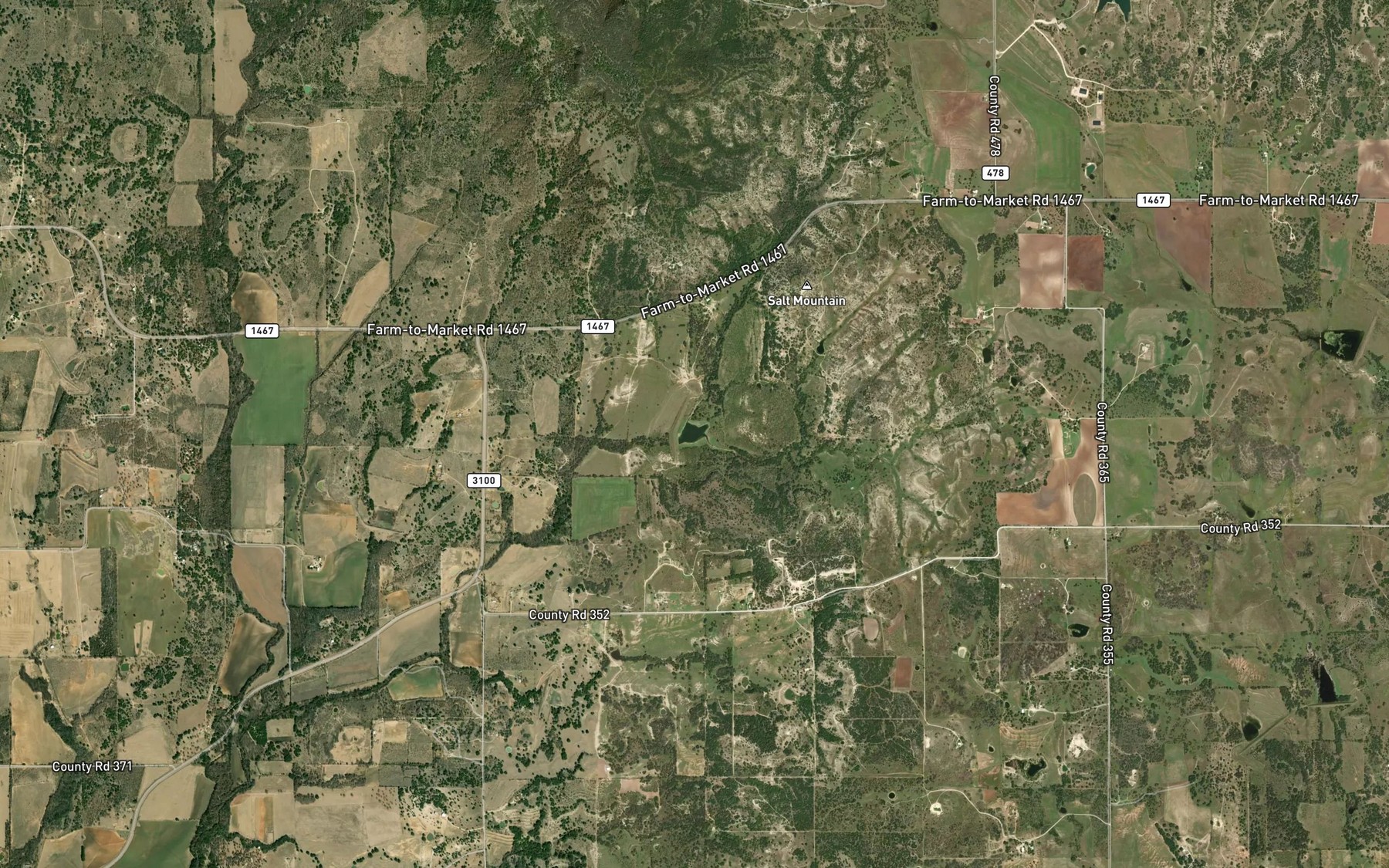Satellite map of the Soil Conservation Service Site 13 Reservoir