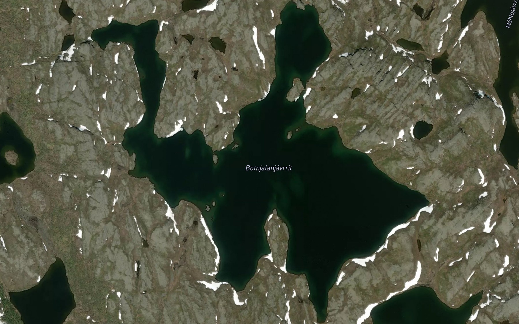 Satellite map of the Botnjalanjavrrit