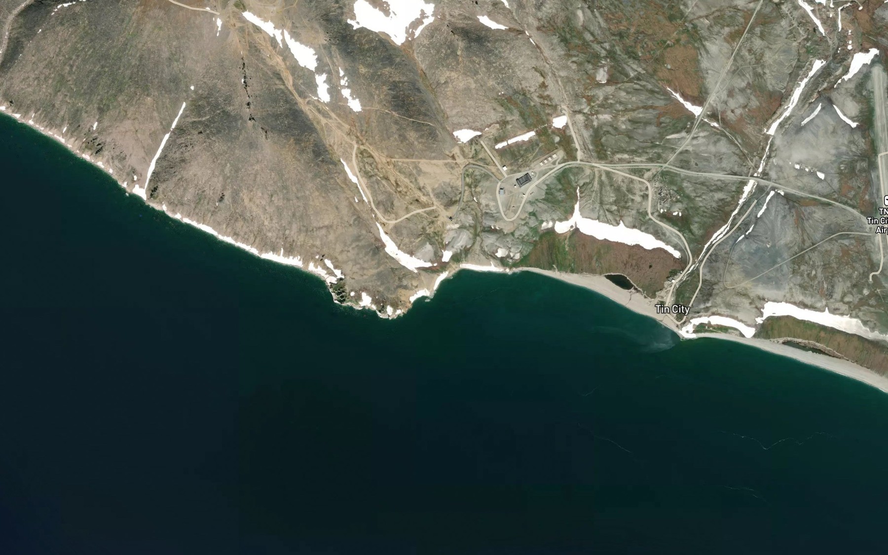 Satellite map of the Paulina Creek