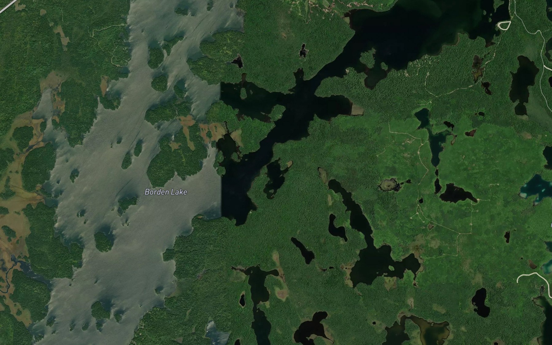 Satellite map of the Hole-in-the-Wall