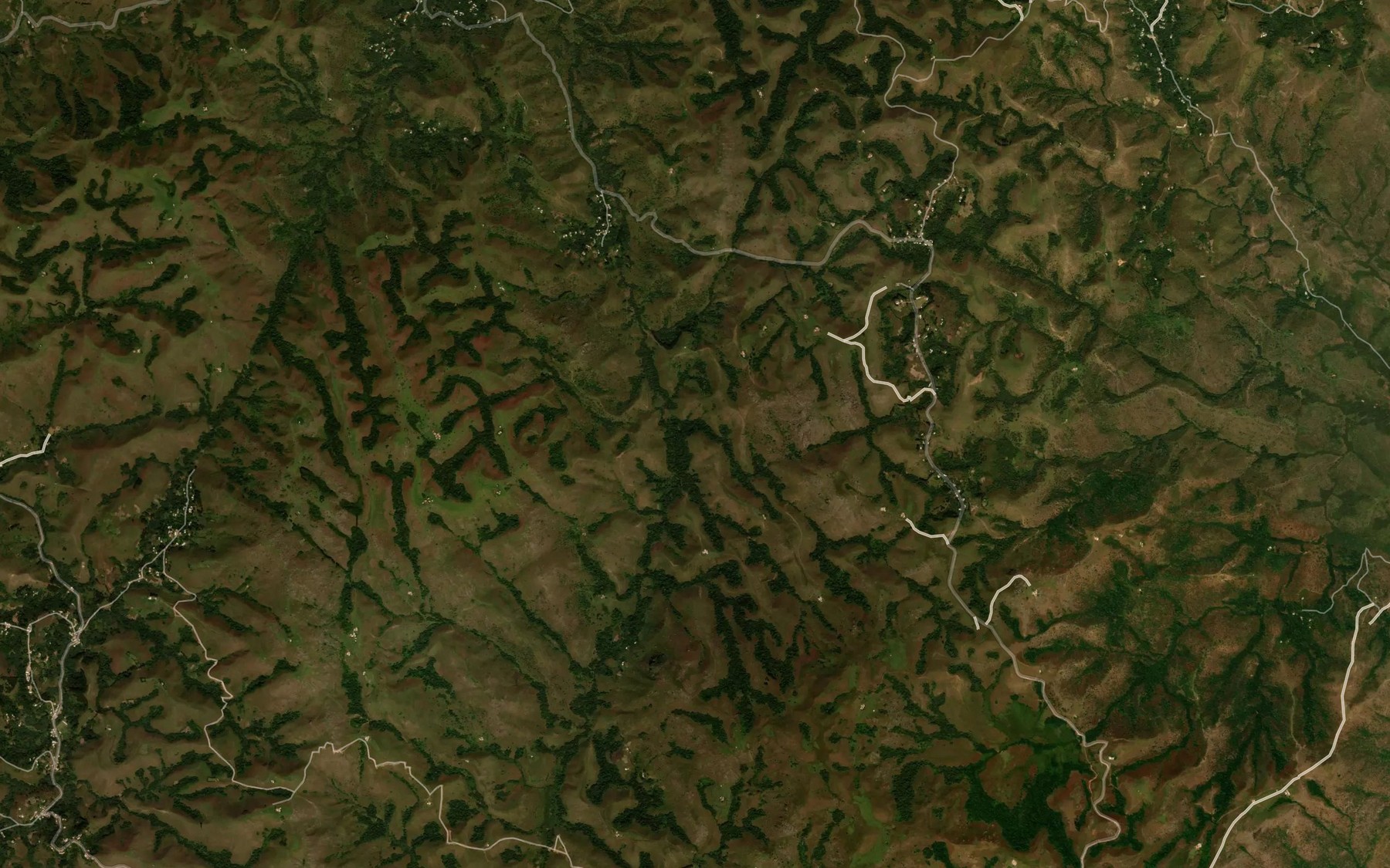 Satellite map of the Gangeu